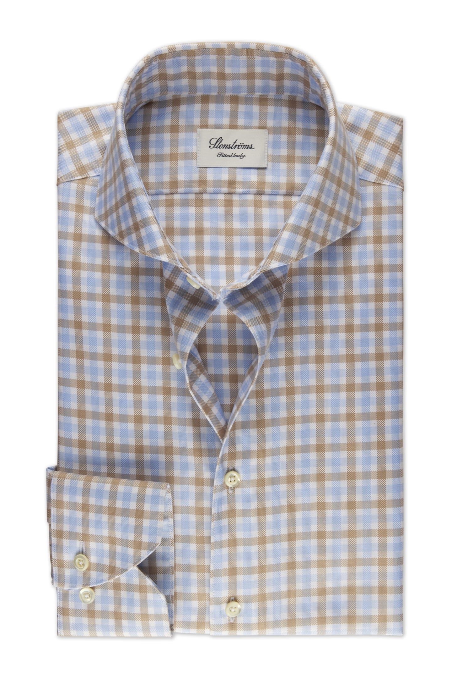 SLIMLINE/36, RC CUFF LIGHT BEIGE CHECK 1