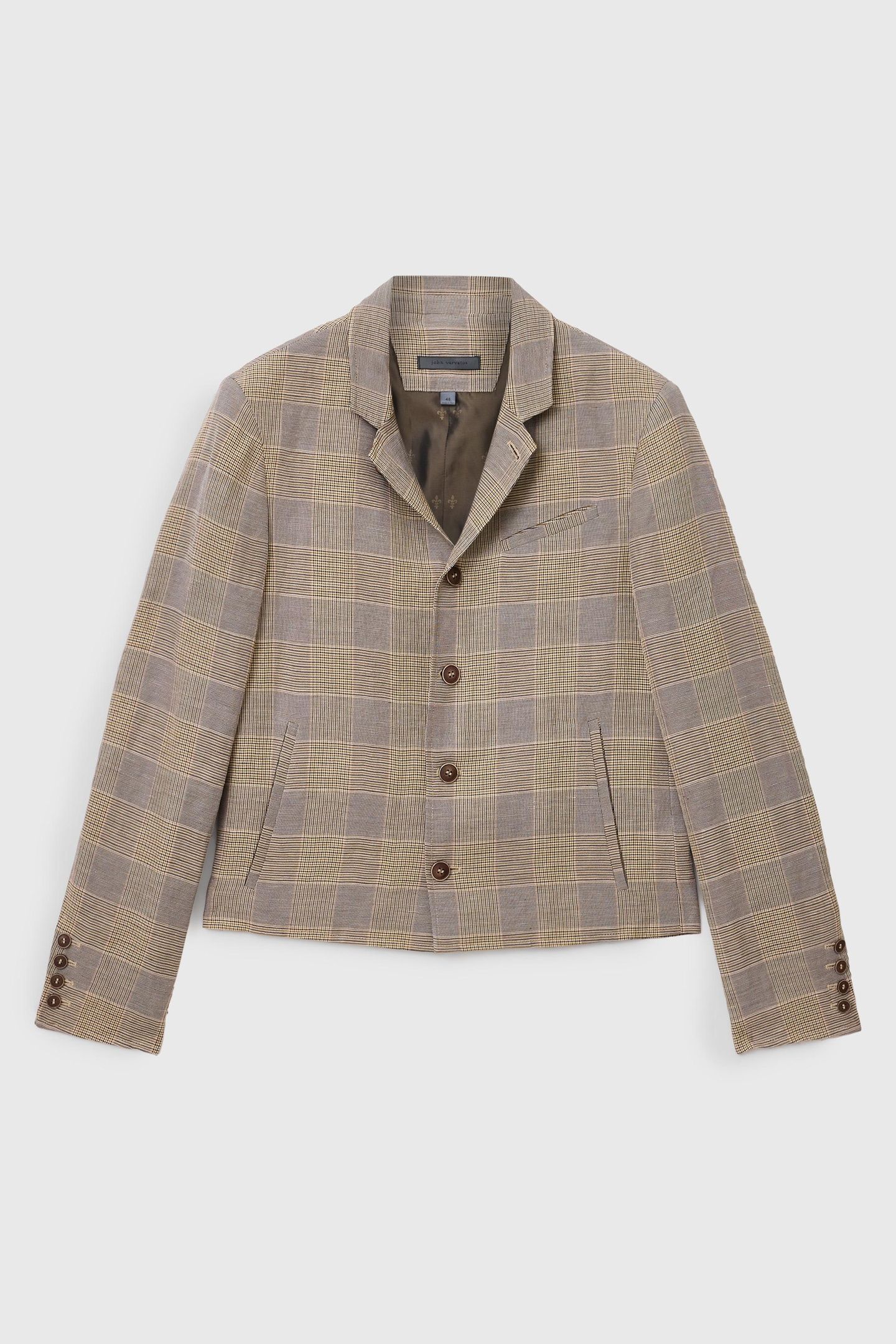 TORINO JACKET - SHORT JACKET WITH WELT C DARK TAN 2
