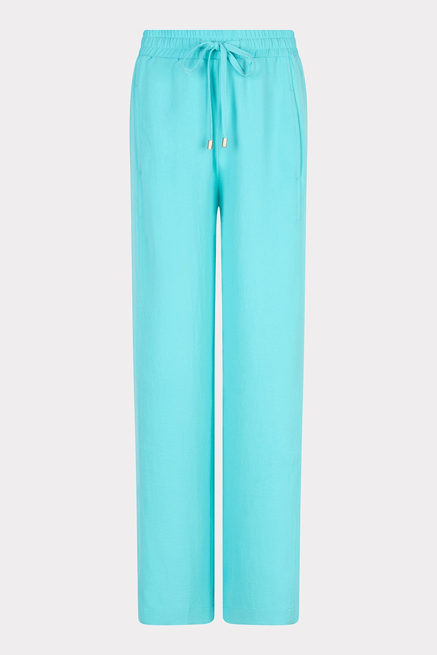 TROUSERS WIDE ELASTIC CRINKLE LAGOON 4