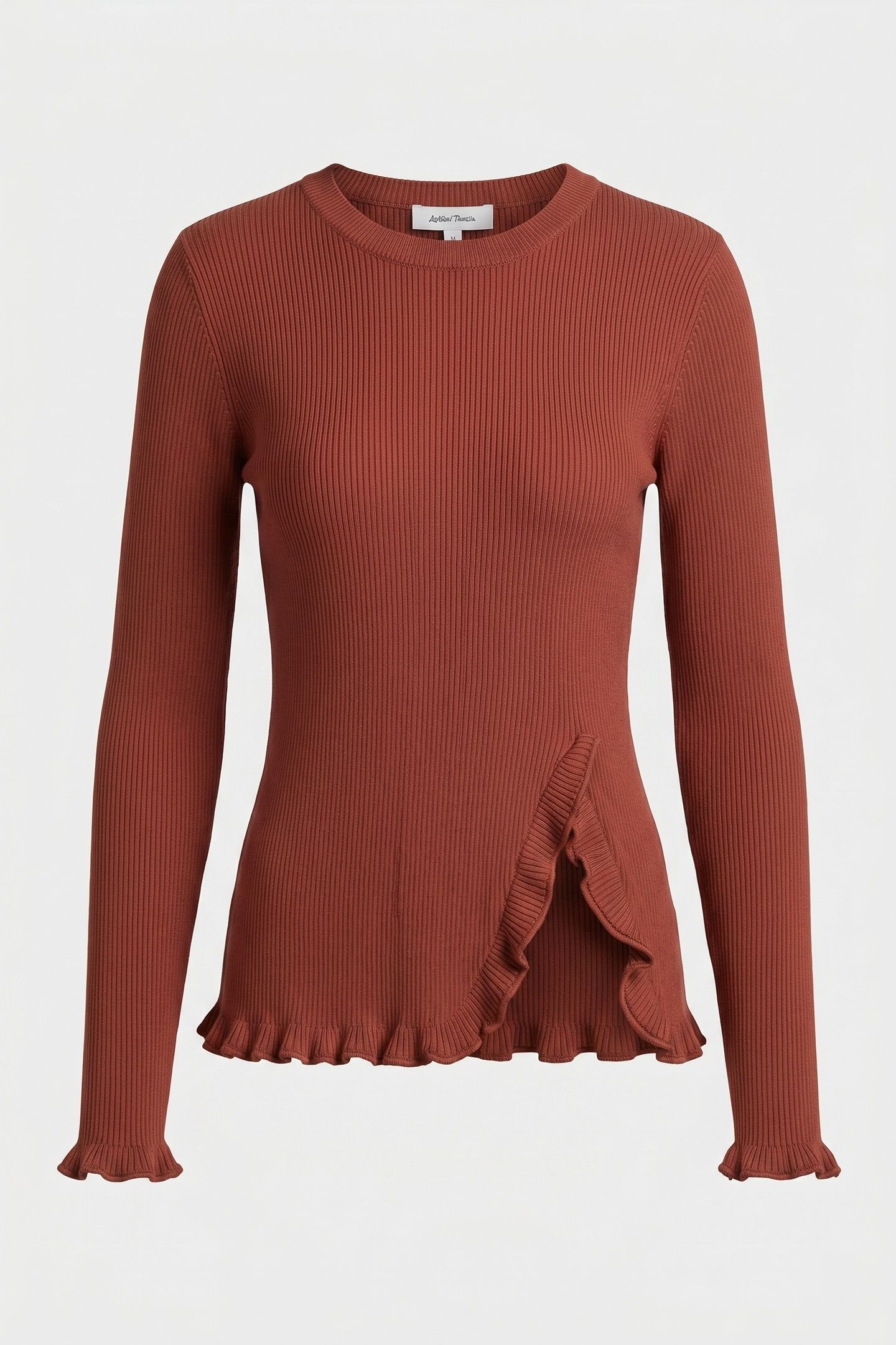 LANG KNIT TOP RED 4