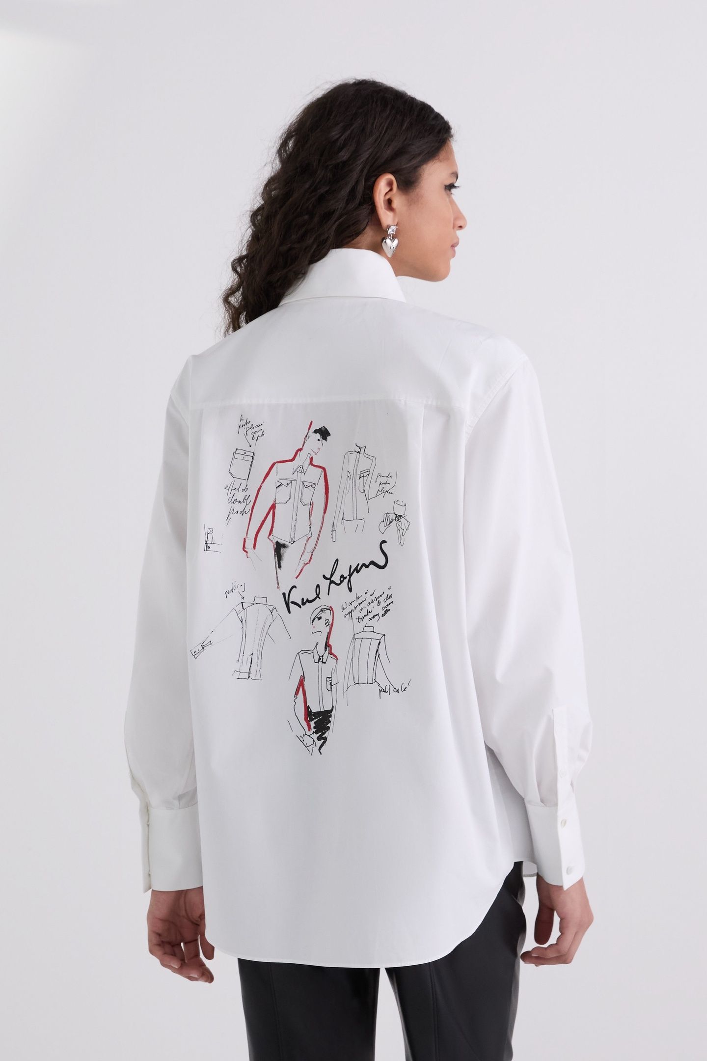 KARL SERIES POPLIN SHIRT WHITE 3