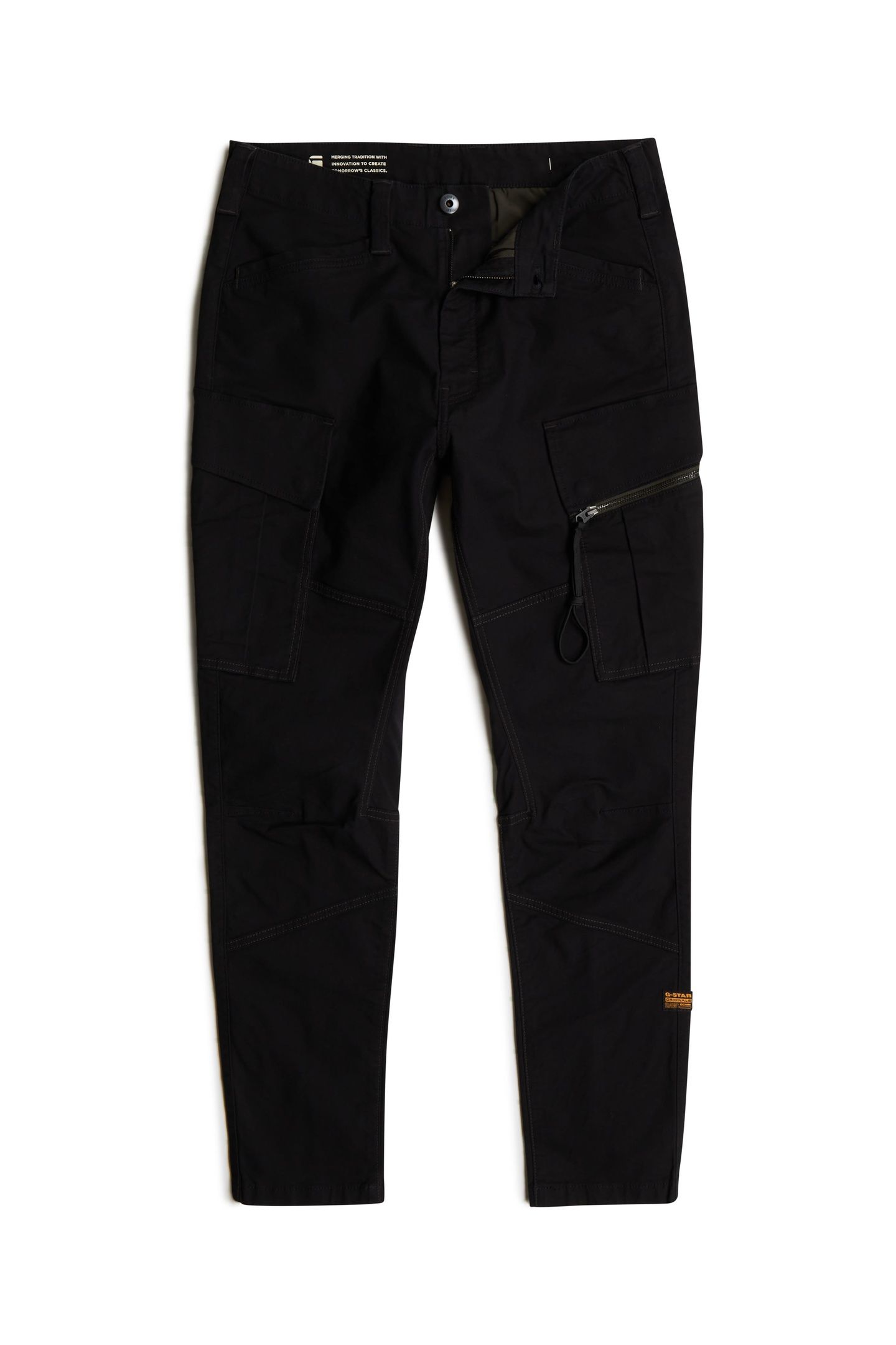ZIP POCKET 3D SKINNY CARGO 2.0 BLACK 4