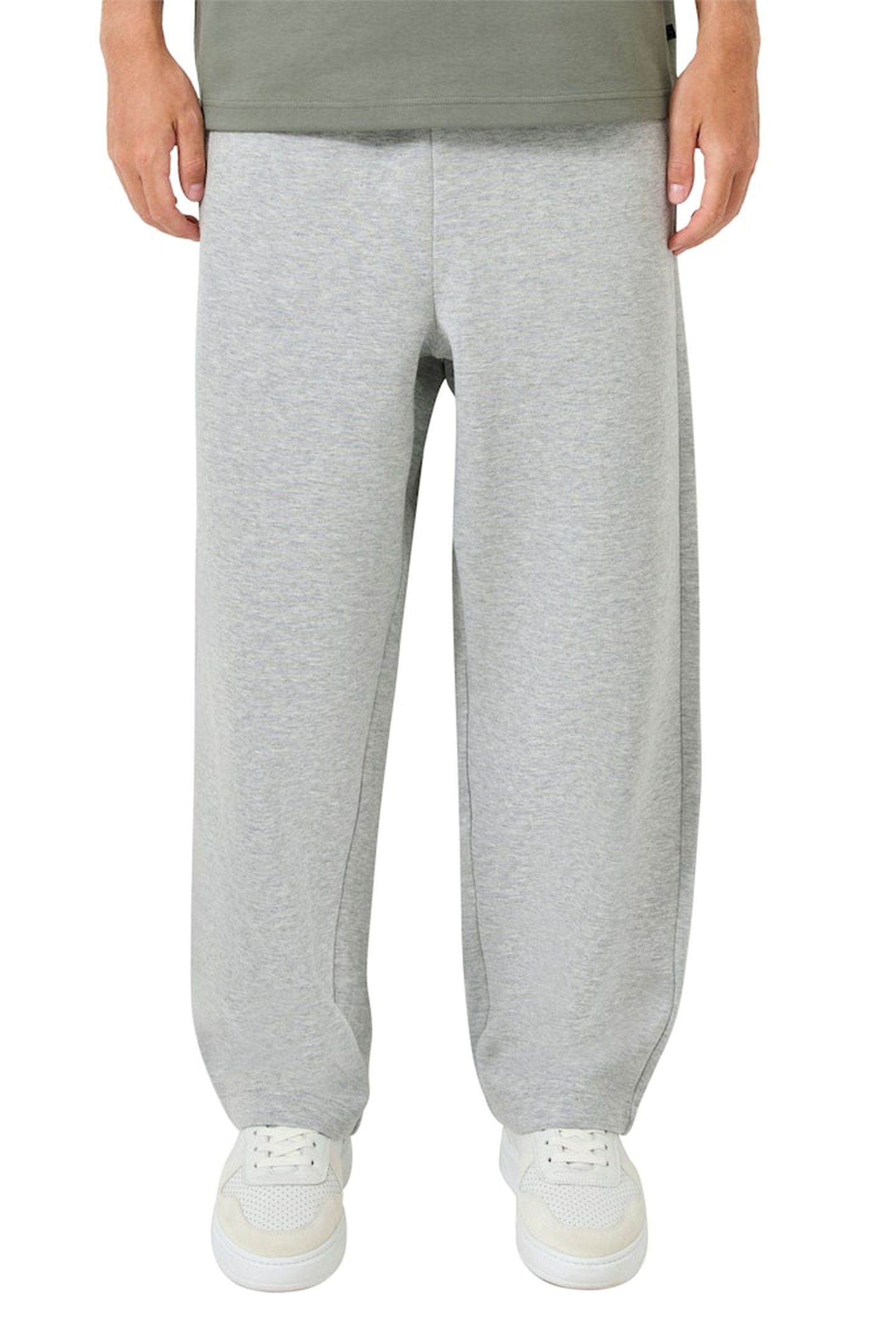 S.OLIVER-QS PANTS GREY/BLACK 1