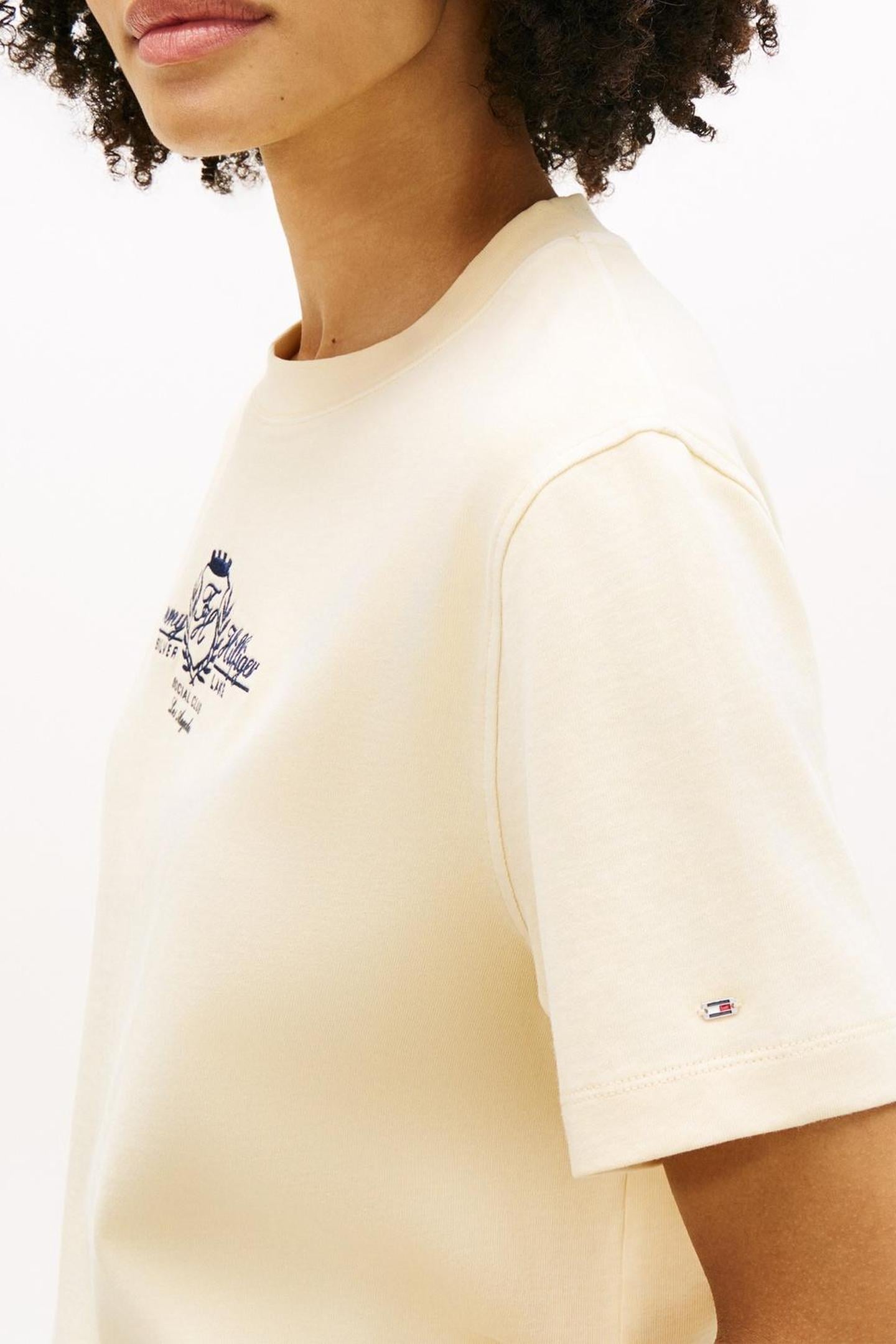 VARSITY CREST MODERN T-SHIRT COUNTRY IVORY 5