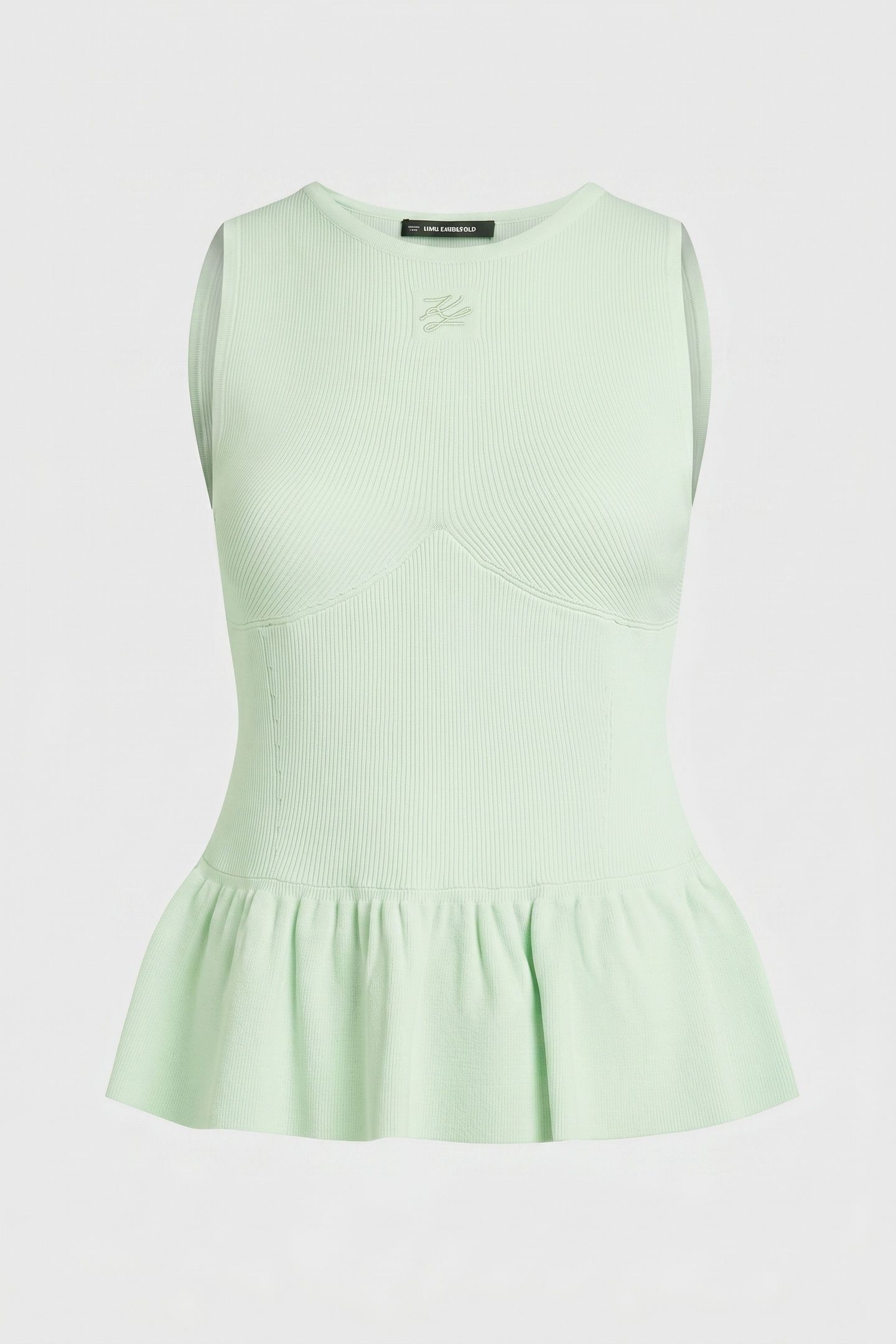 SLEEVELESS KNIT TOP SPRAY 3