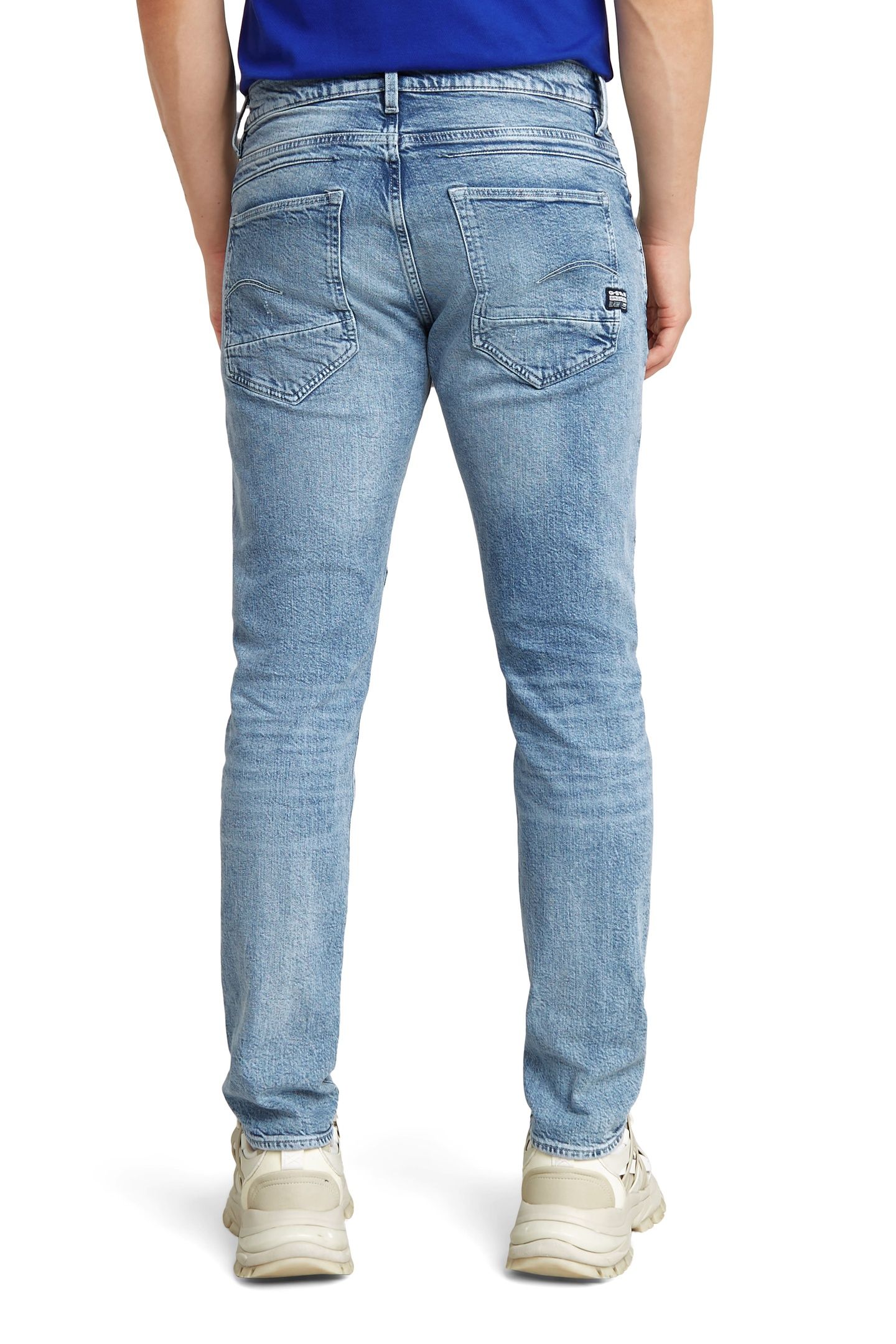 D-STAQ 5-POCKET SLIM SUN FADED AIR FORCE BLUE 3