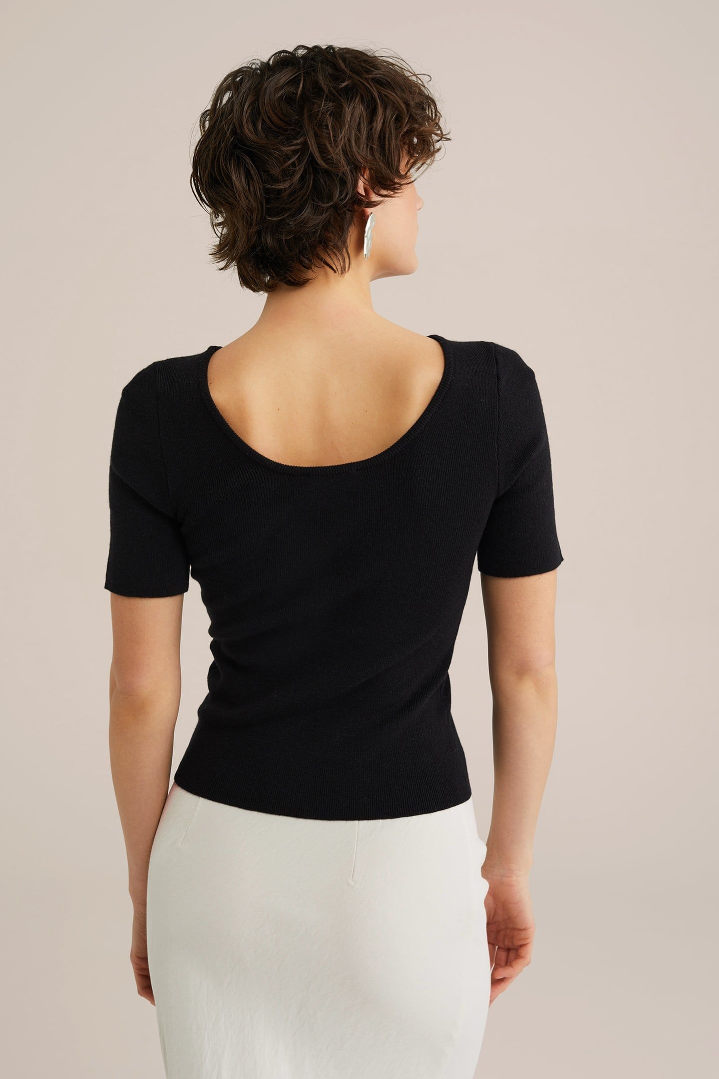 KNITTED PULLOVER BLACK 2