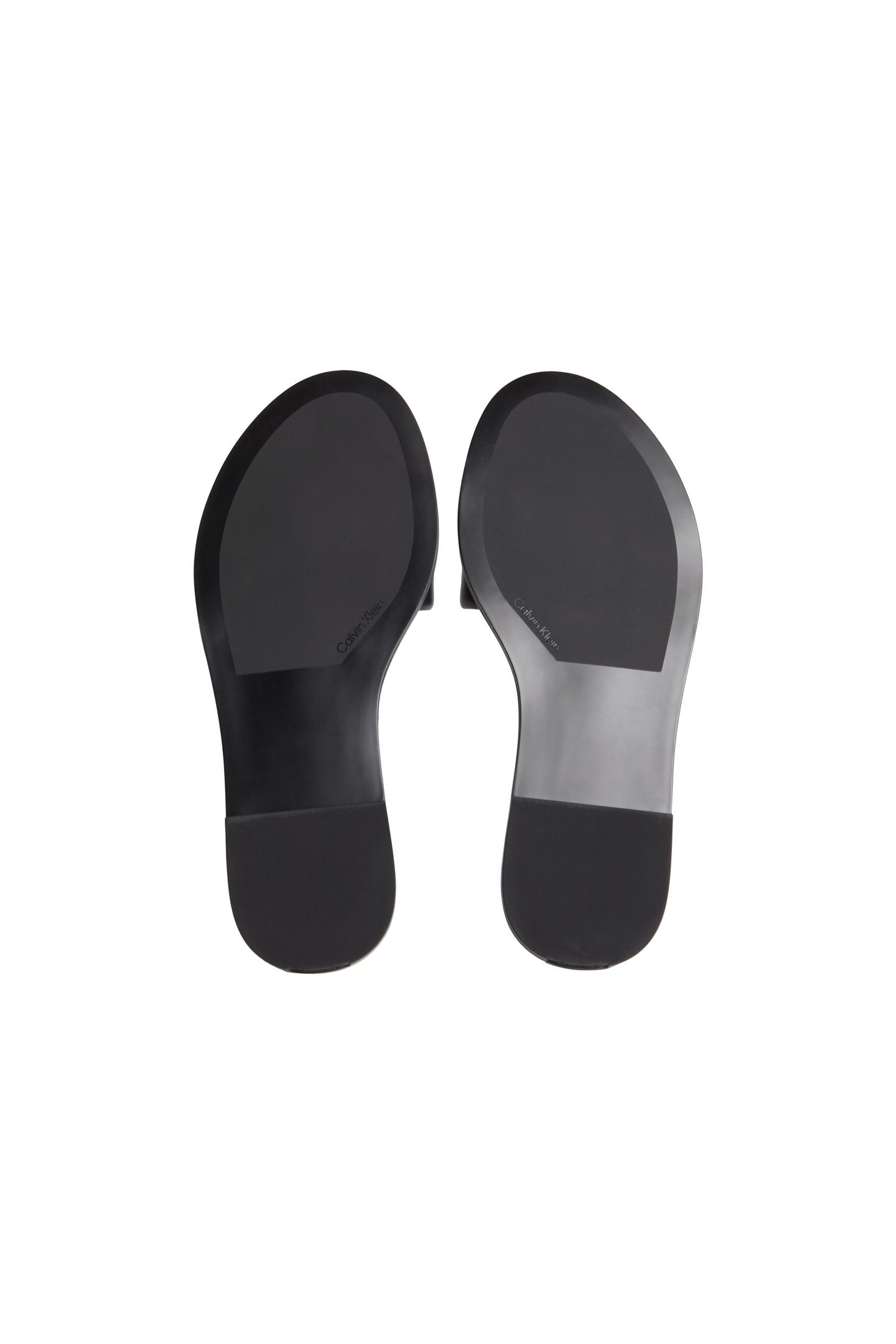 ROUND FLAT SANDAL LEATHER TRIPLE BLACK 4