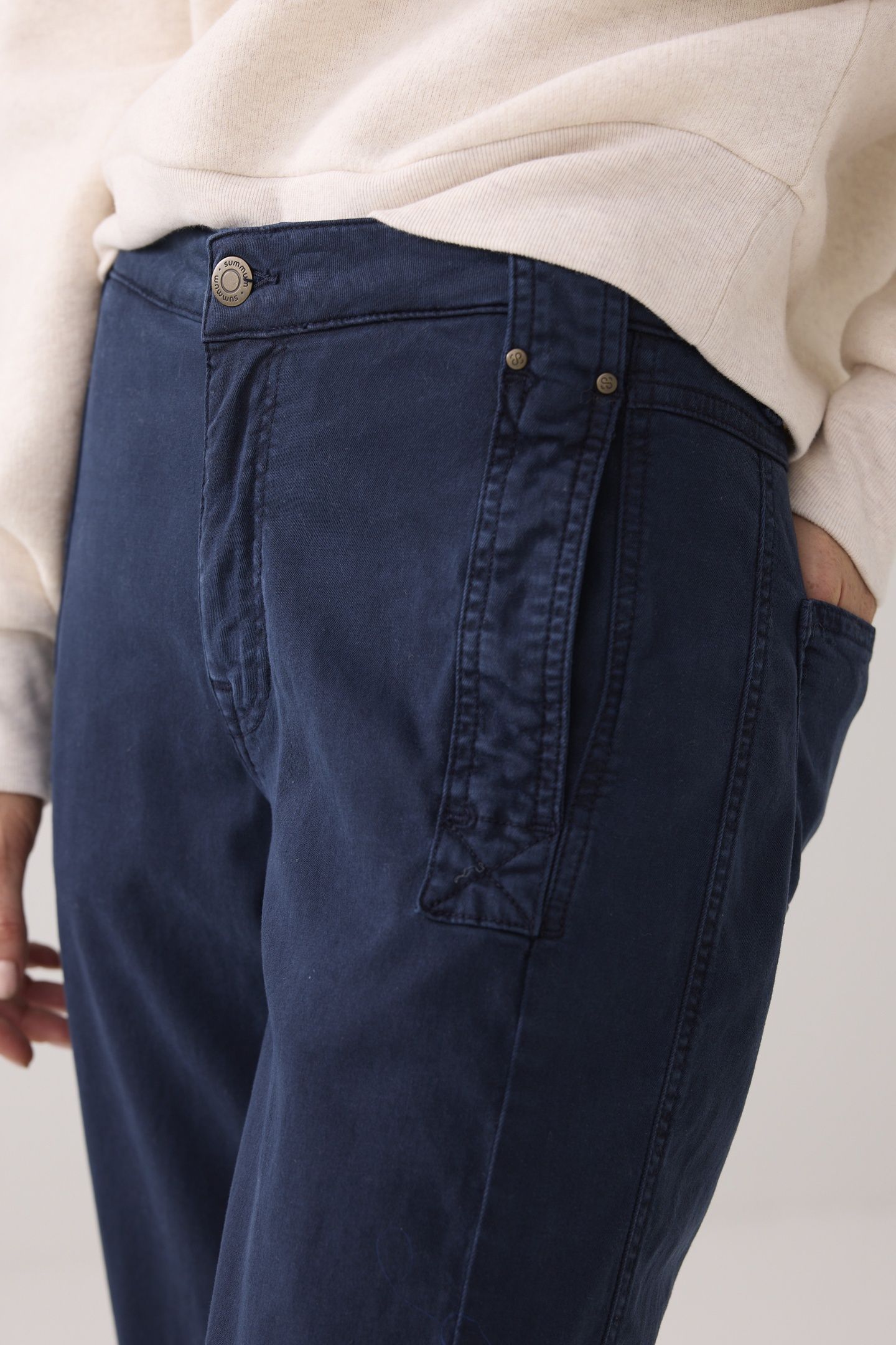 STRAIGHT ULTRA SOFT STRETCH TWILL MIDNIGHT BLUE 4