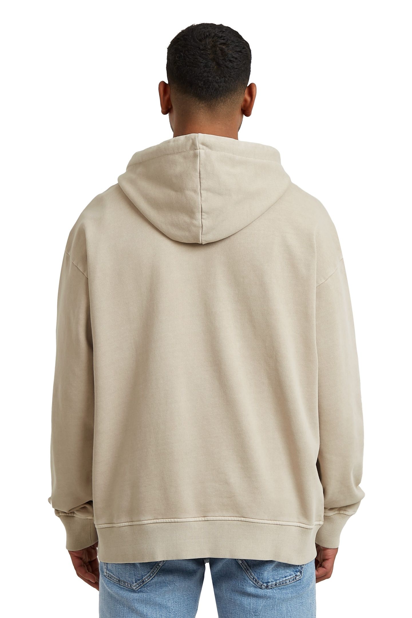 APPLIQUE RELAXED HOODIE BRICK 4