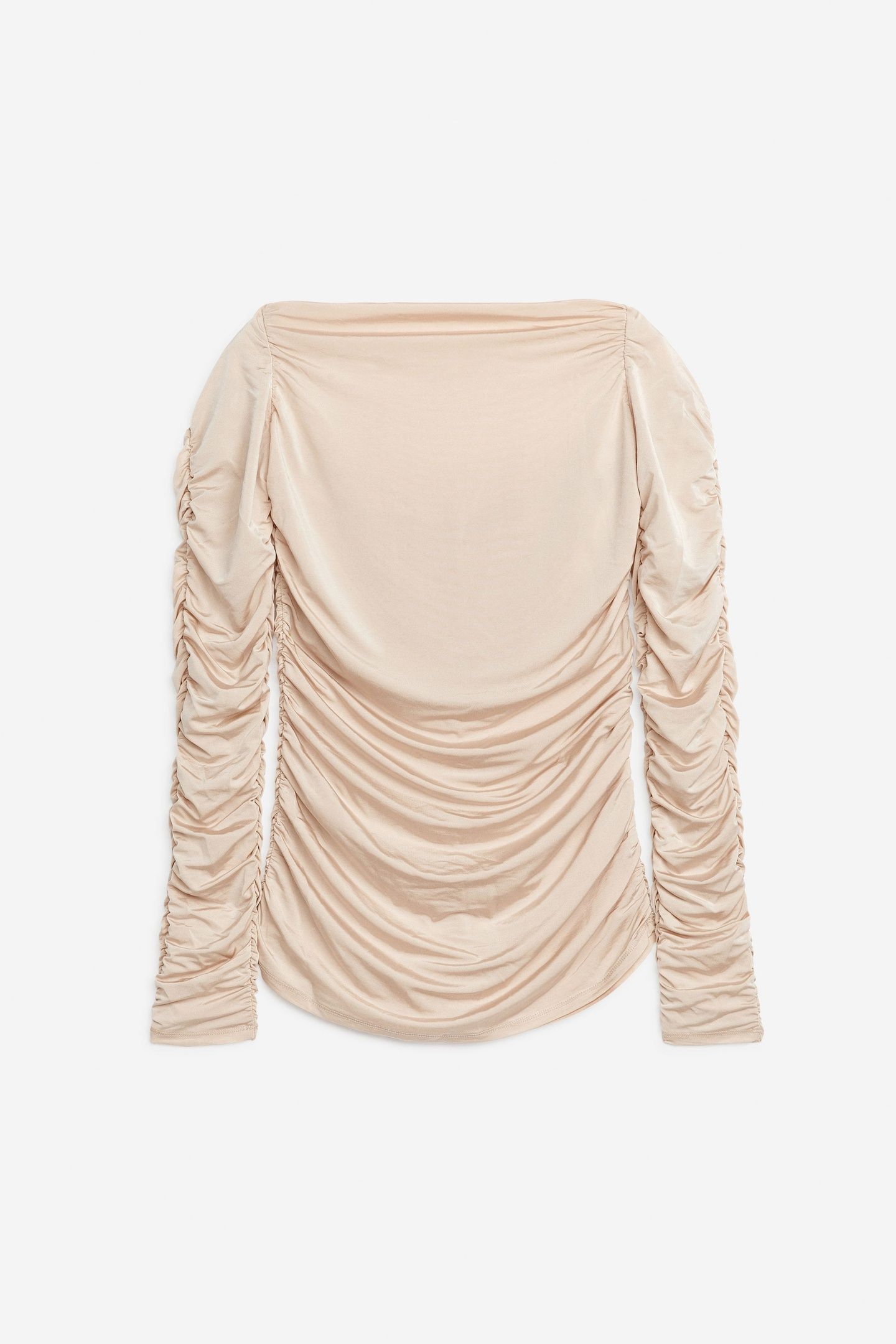 NILA OFF SHOULDER TOP BEIGE 2