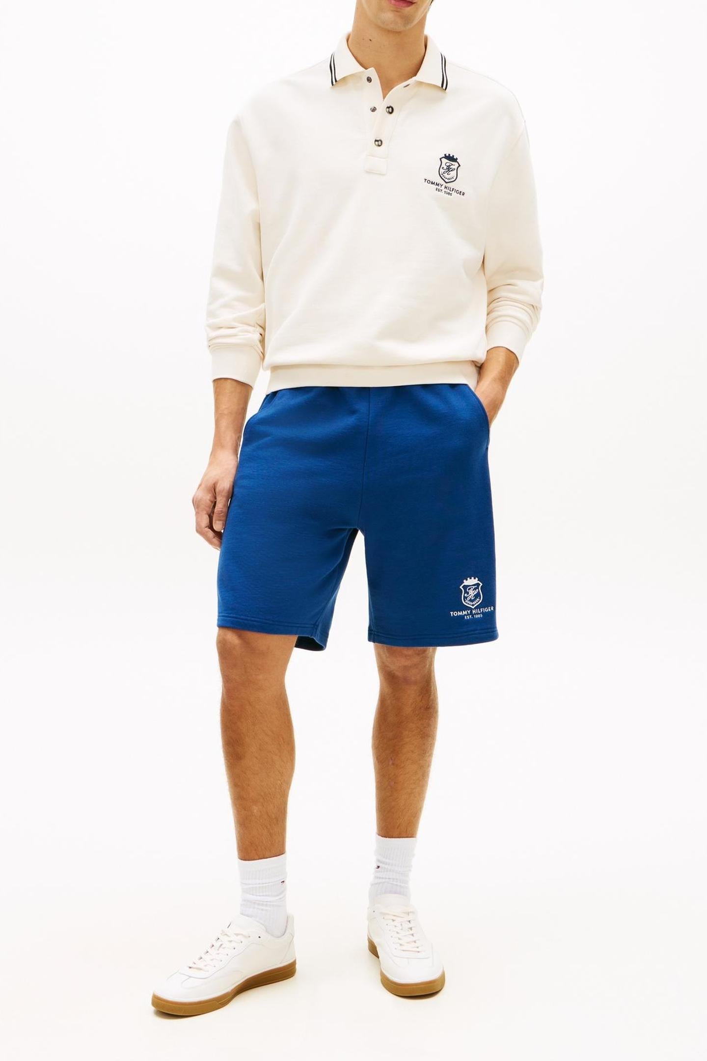 COUNTRY CLUB CREST SWEATPANTS BLUE JEAN 1