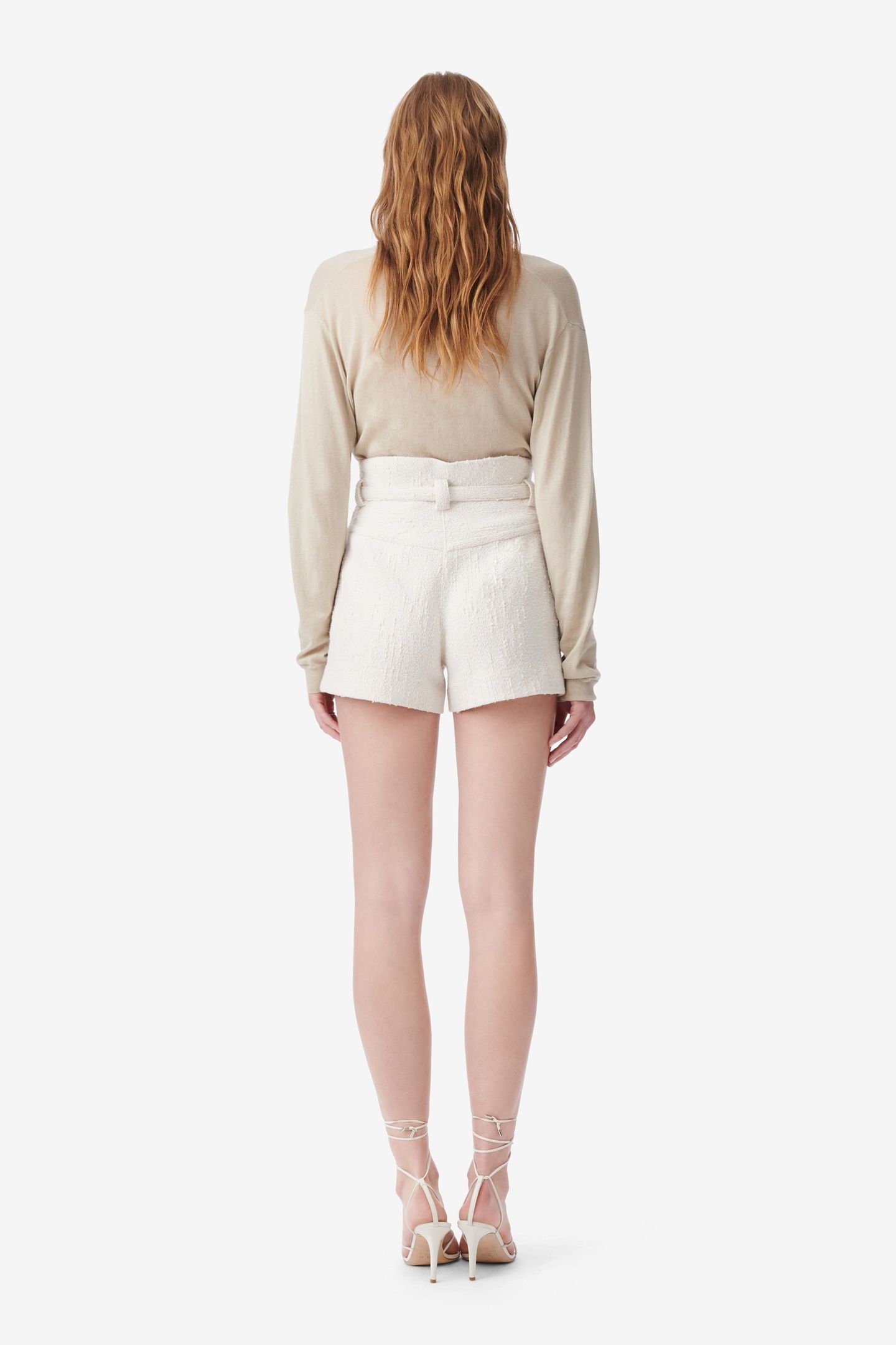 VANAY SHORT ECRU/WHITE 8