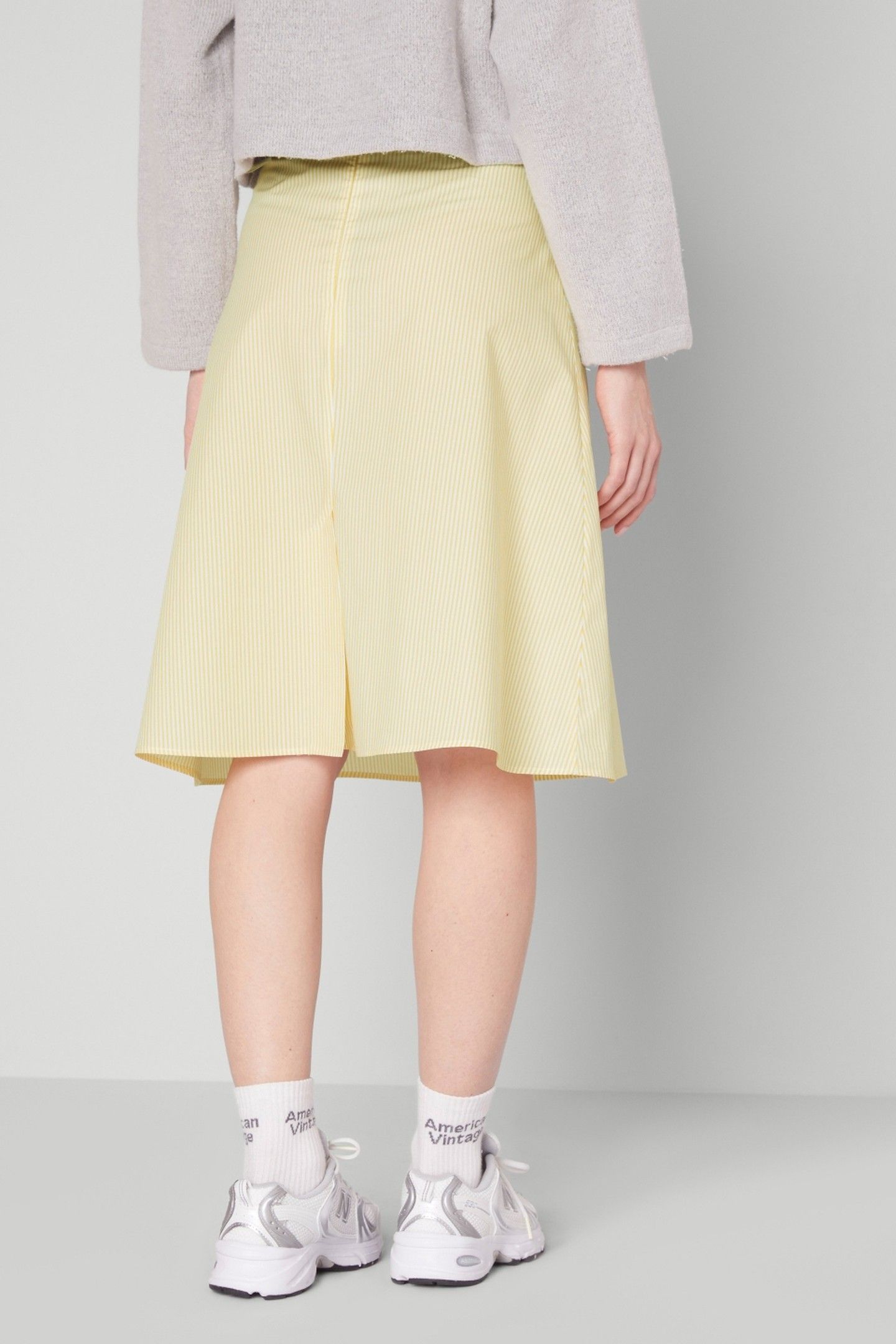 ELIABAY SKIRT RAYURES JAUNES 3