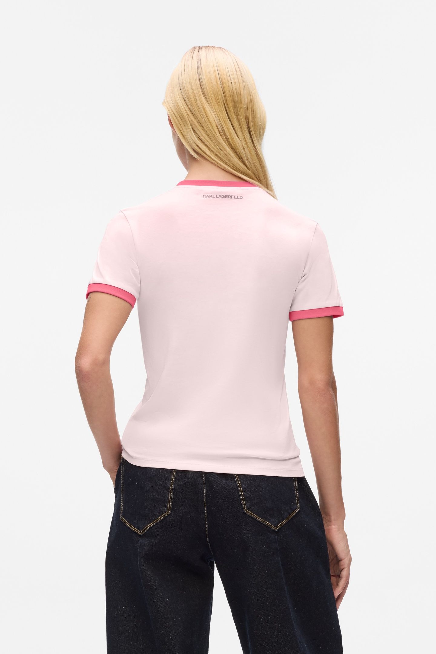 KARL IS HOT T-SHIRT PINK LADY 10