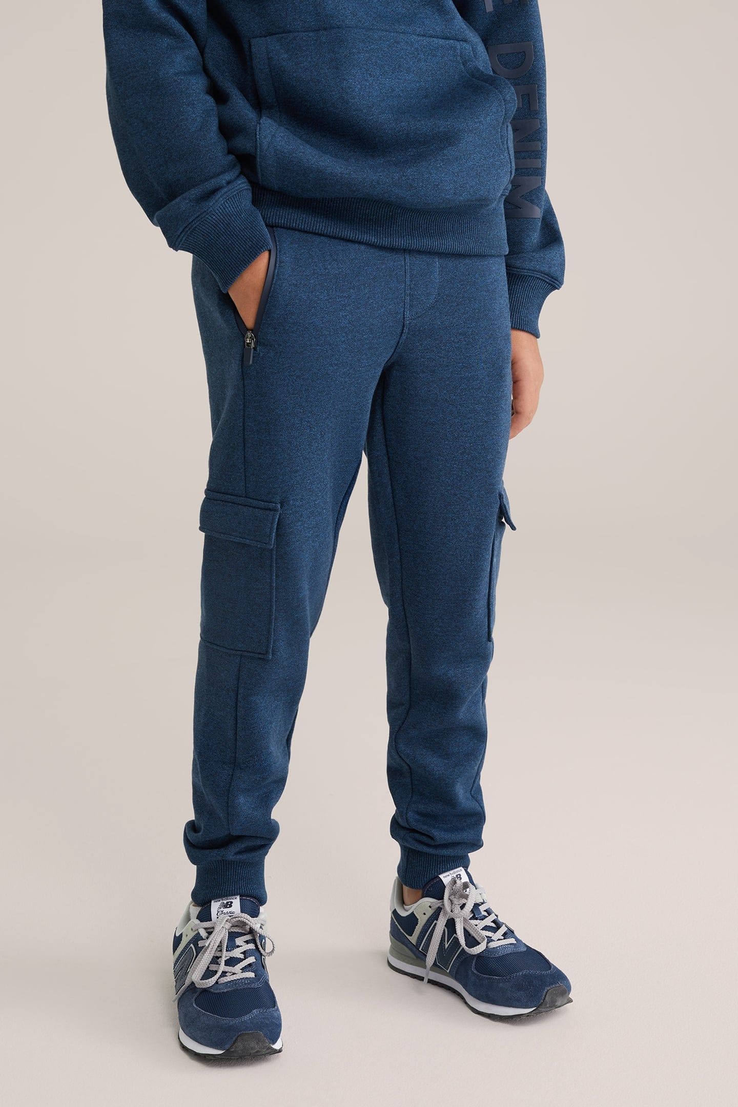 CARGO PANTS NAVY BLUE 1