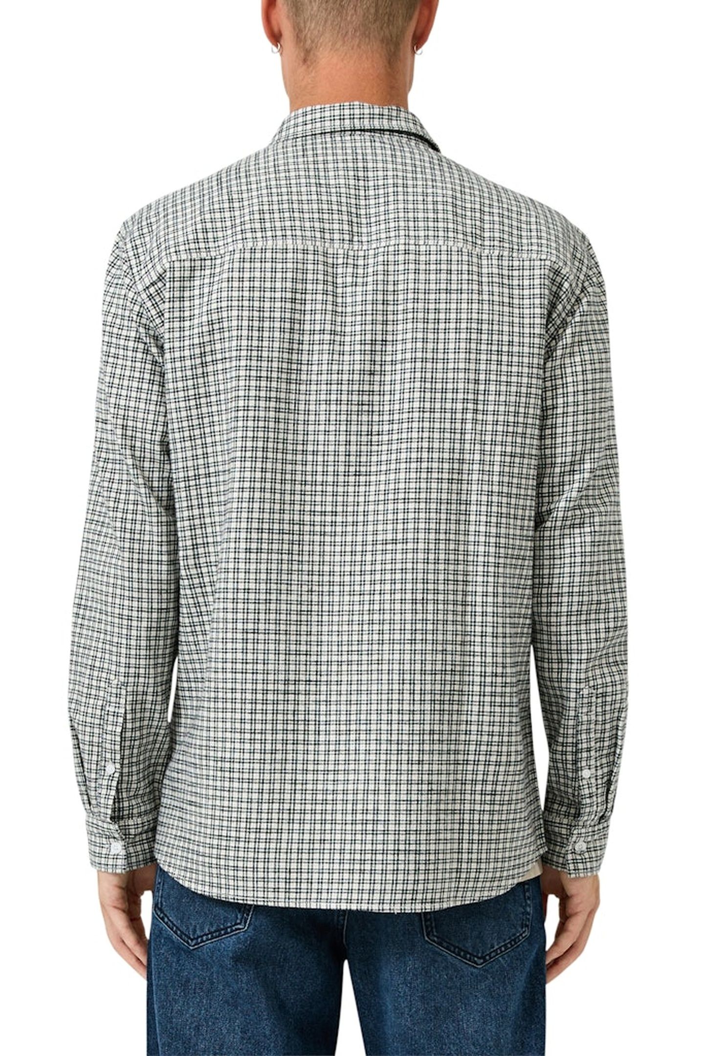 S.OLIVER-QS SHIRTS GREY/BLACK 6