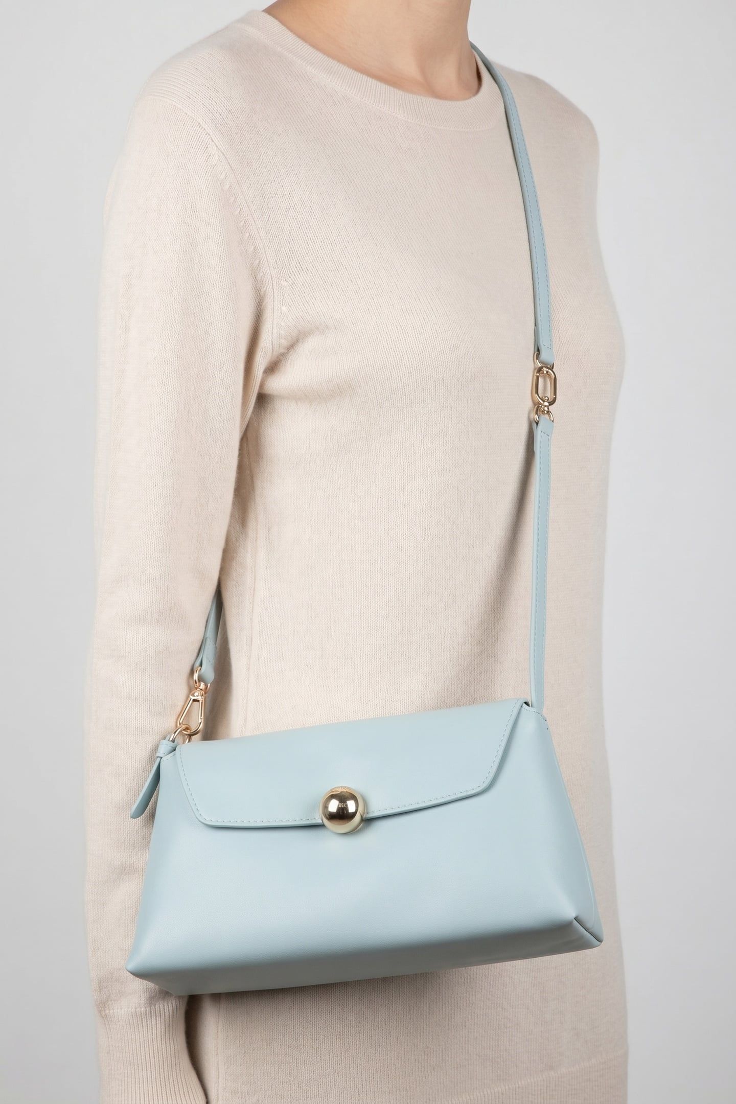 SFERA SOFT XL MINI BAG ACQUAMARINA 2