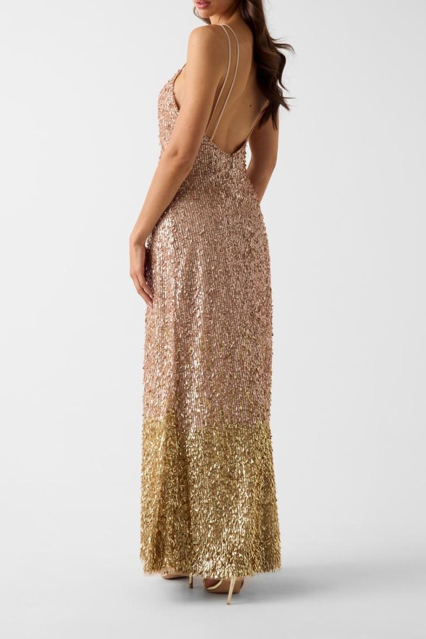 MARILYN LONG DRESS REAL GOLD 7