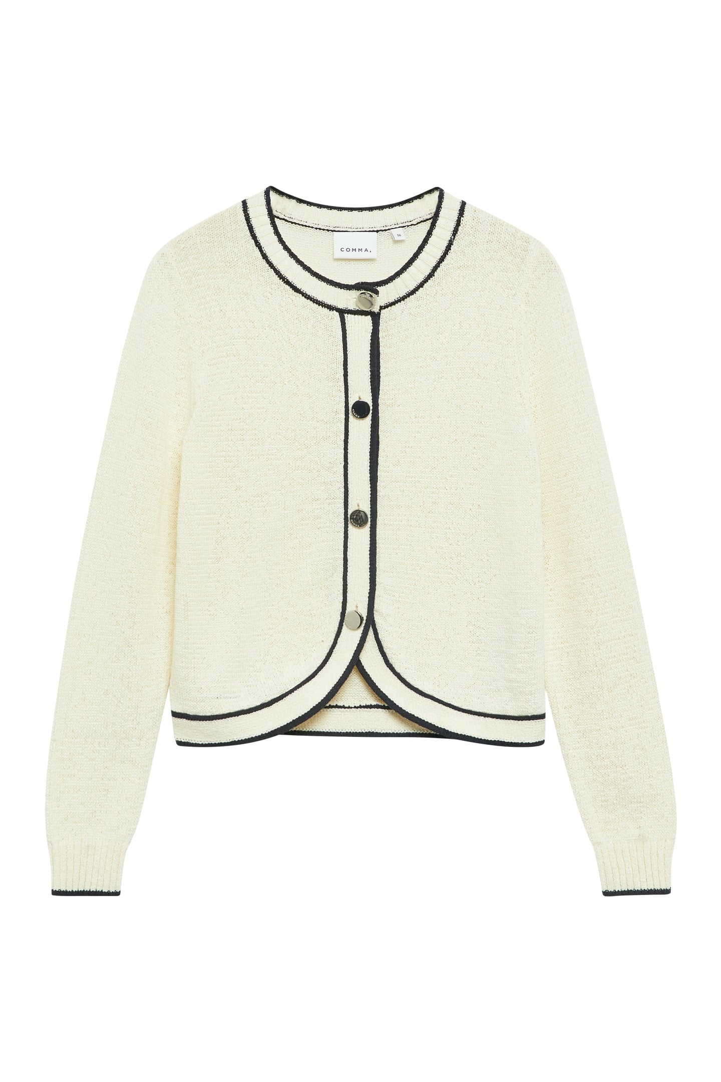 COMMA CARDIGAN OFFWHITE 1