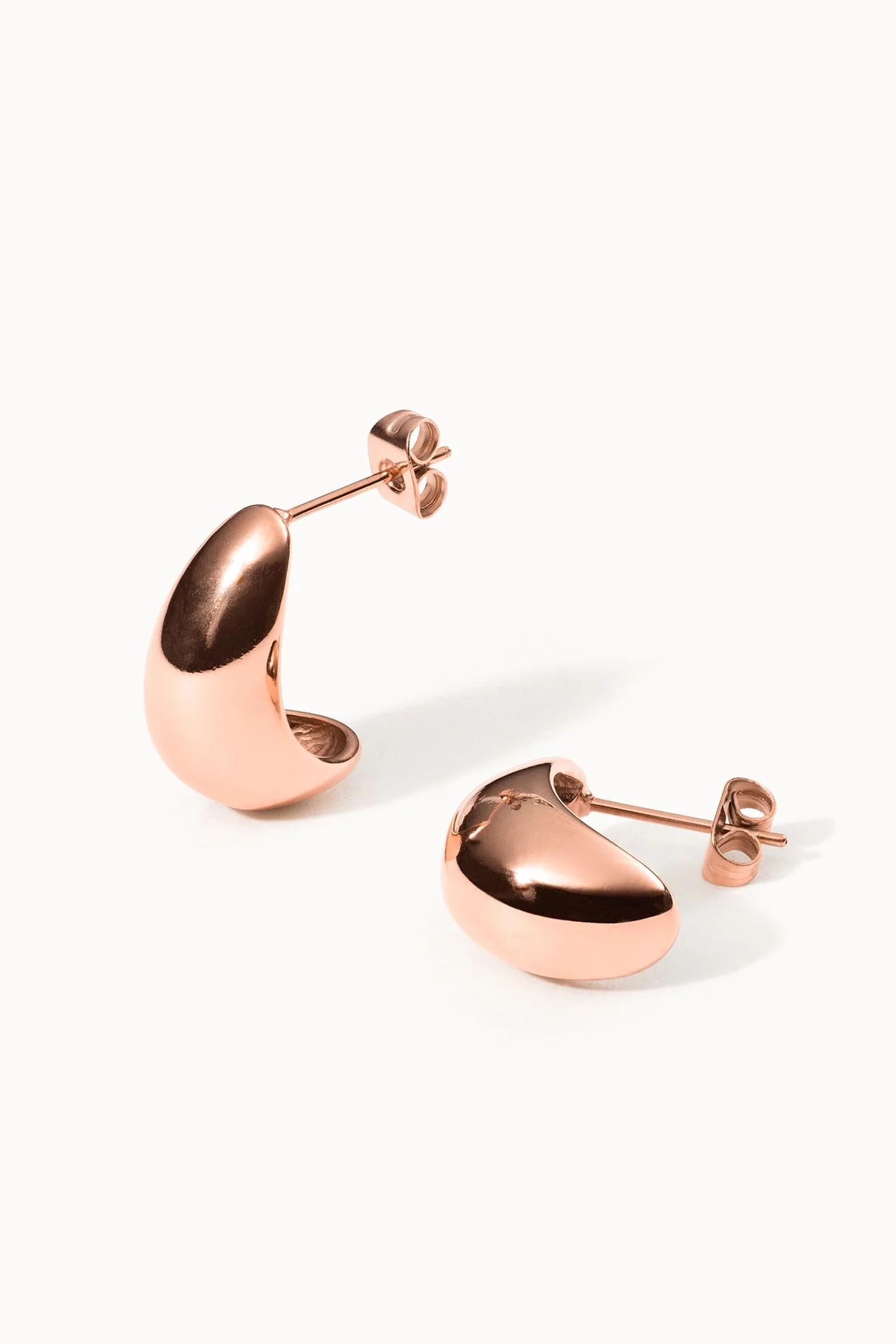 BIG DROP OHRRINGE ROSEGOLD 2