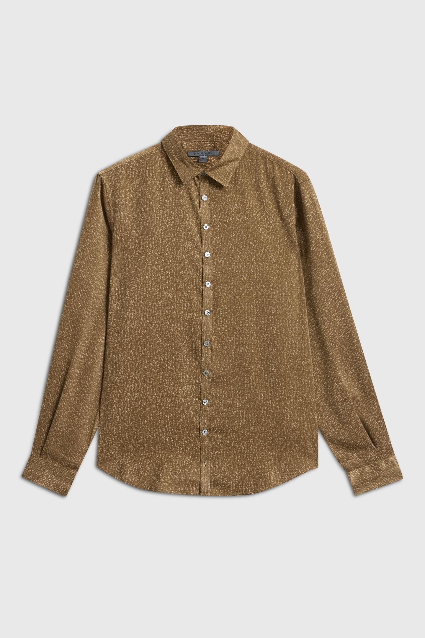 BUCKS SHIRT - MULTI BUTTON SLIM FIT SHIR SIENNA BROWN 2