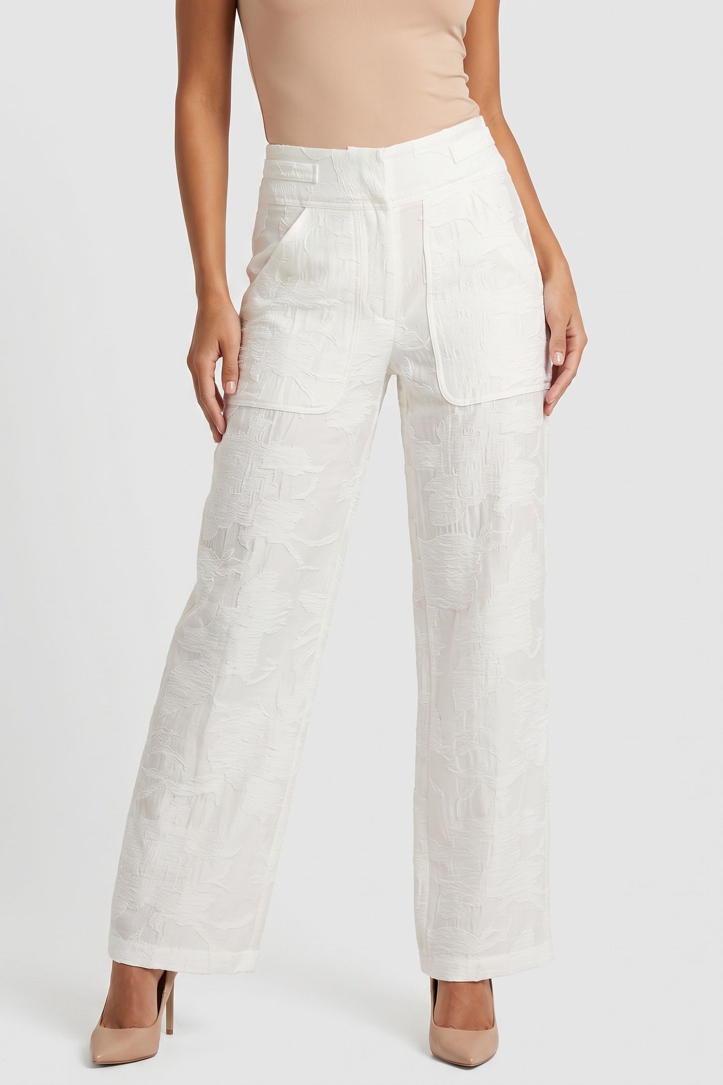 FREYANNE TROUSER OFF WHITE 1