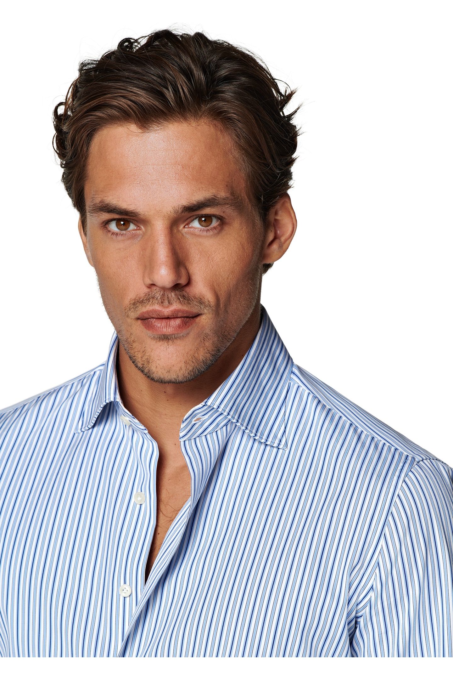 RETRO STRIPE MULTI COLOUR FORMAL SHIRTS BLUE 10