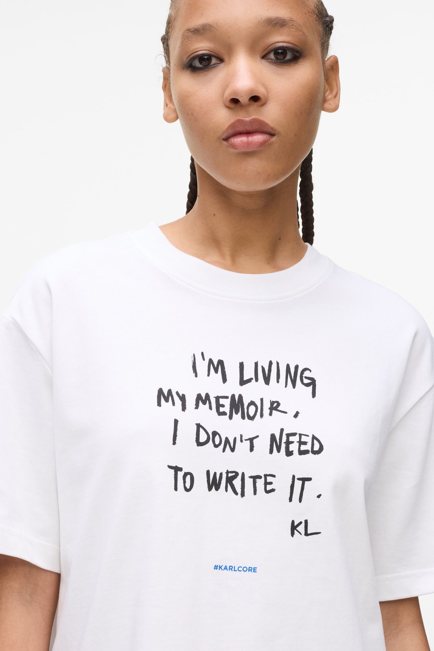 RELAXED KARLISM TEE WHITE 4