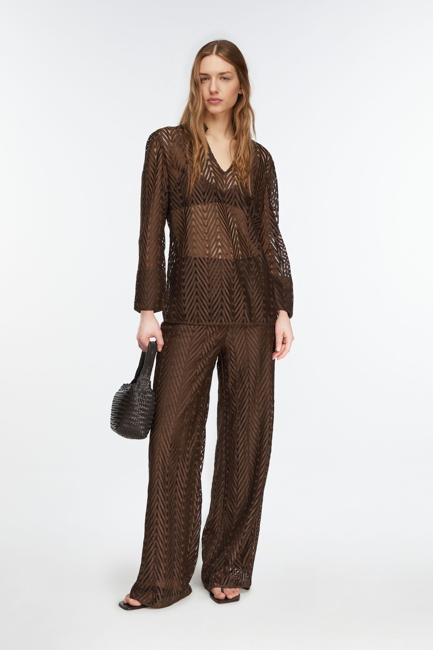 COMMA BLOUSES BROWN 3