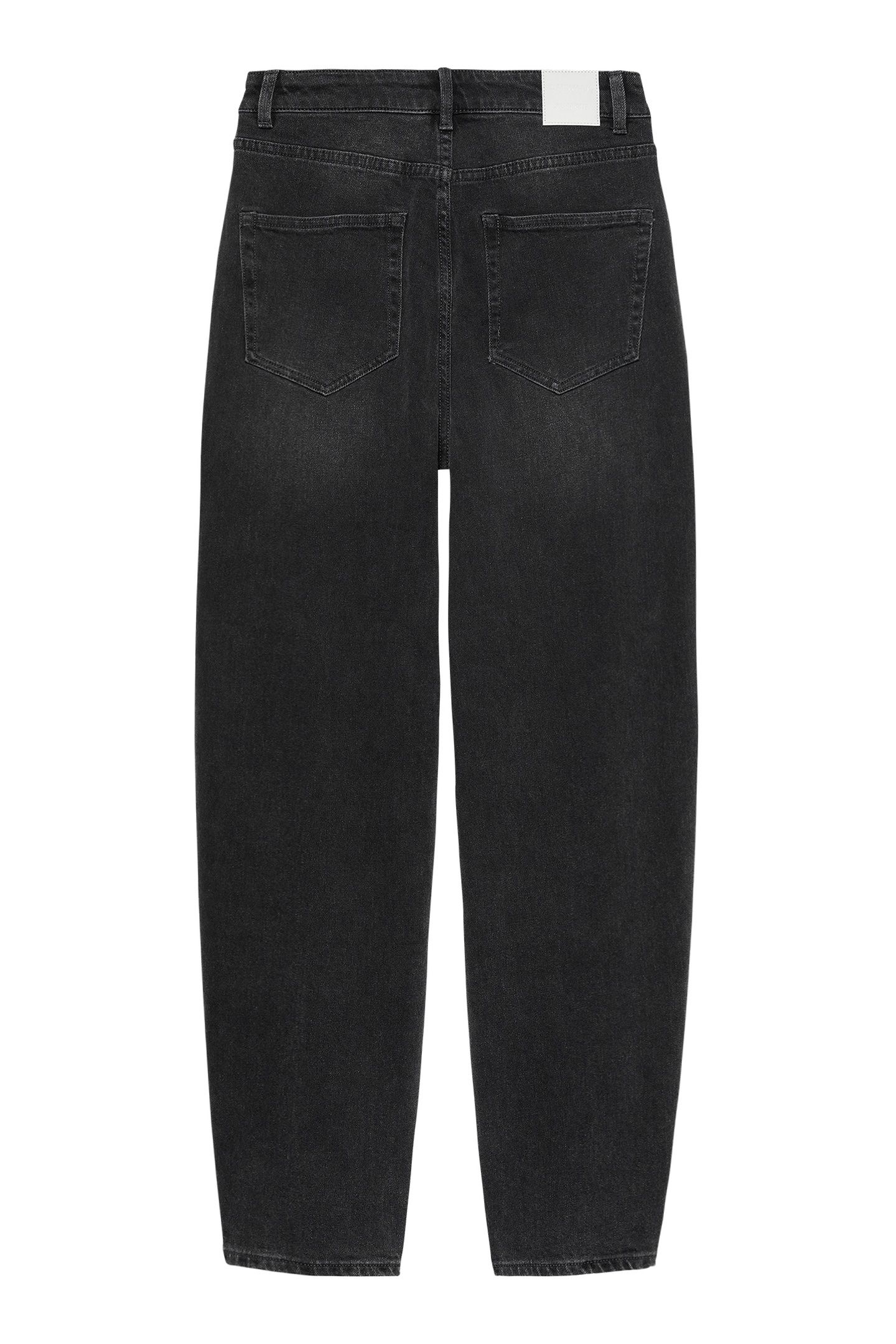 BARREL FIT JEANS WASHED BLACK 5