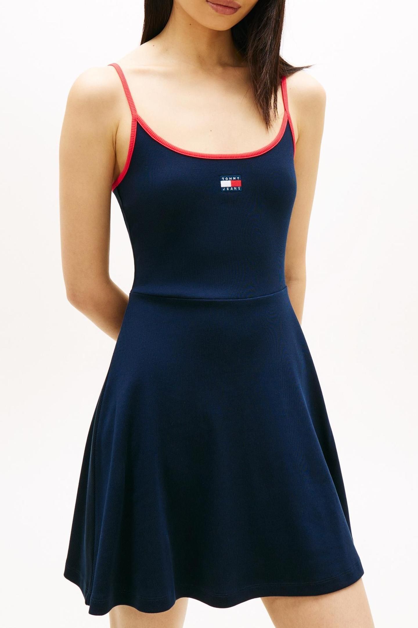 TJW F&F STRAPPY BADGE DRESS DARK NIGHT NAVY 2