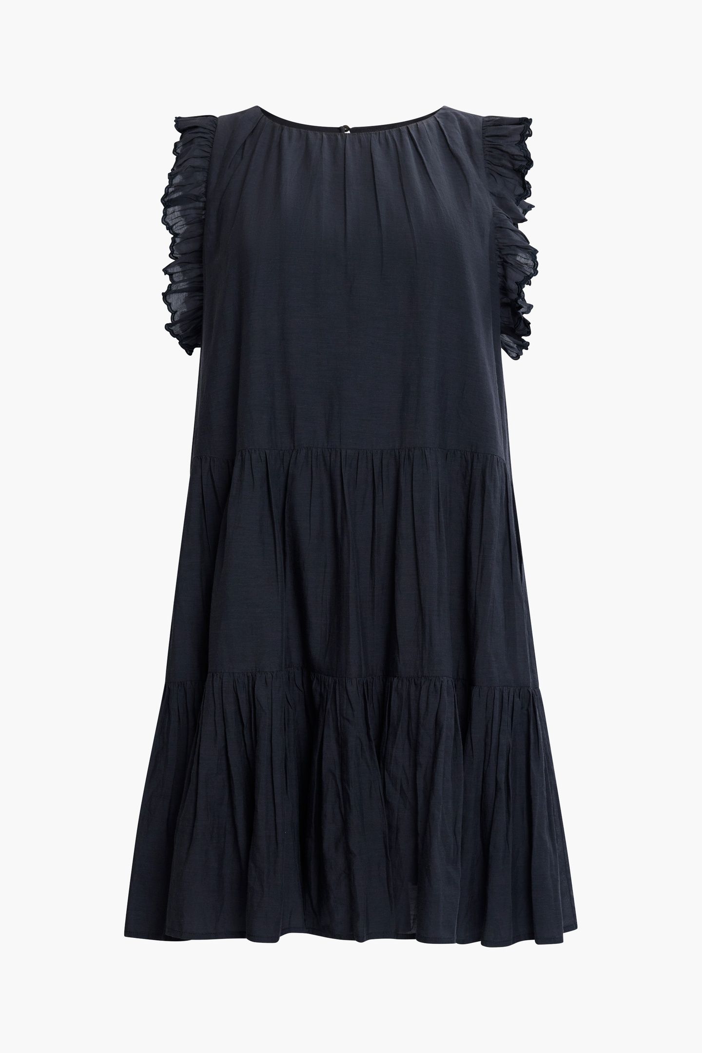 HOLLAND TIERED DRESS NAVY 4
