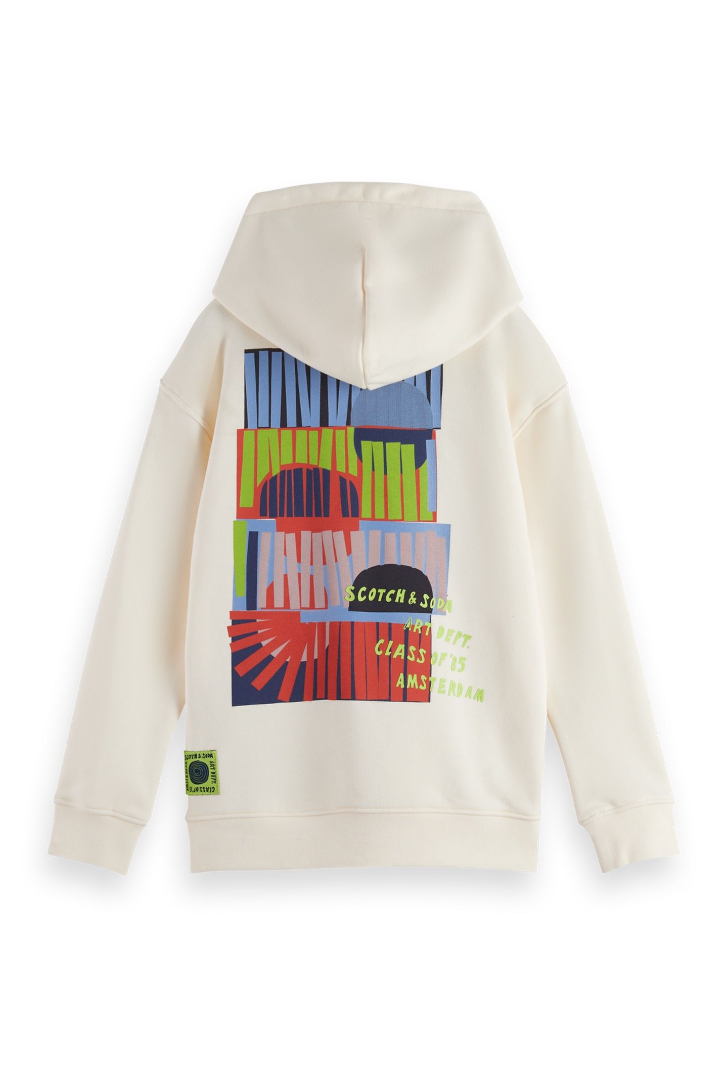 BOYS RELAXED-FIT ARTWORK HOODIE EGGNOG 2