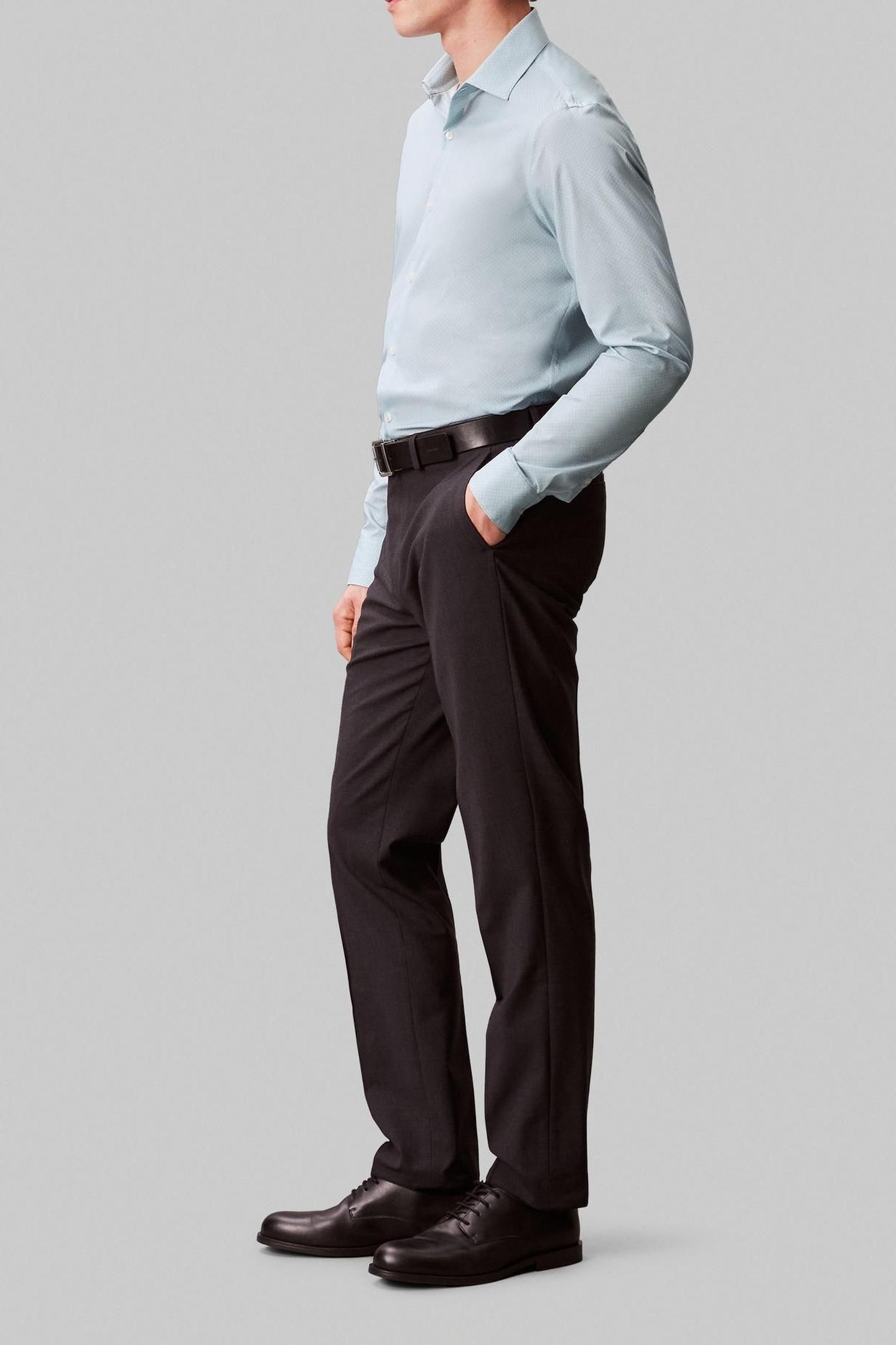 SLIM ACTIVE PERF SHIRT GLACIER BLUE 4