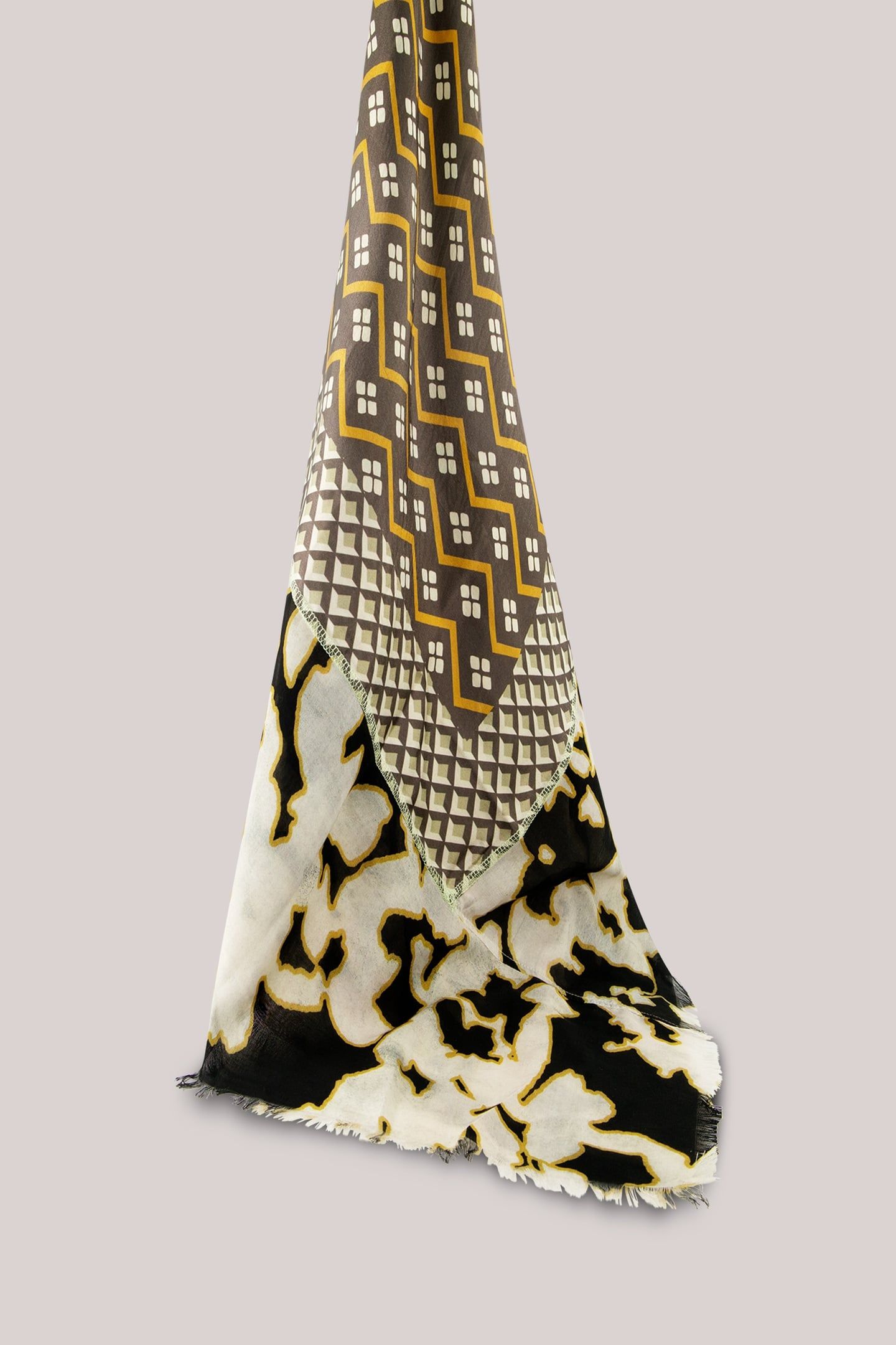 SCARF SATIN SQUARE DARK CAMO 3