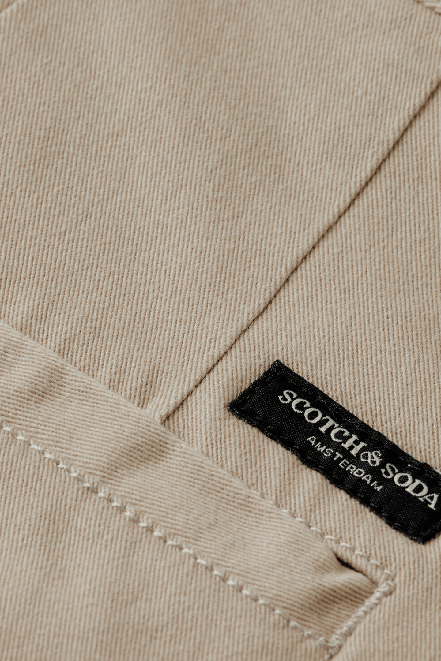 STUART - SLIM-FIT WASHED COTTON BLEND CHINO PLAZA TAUPE 3