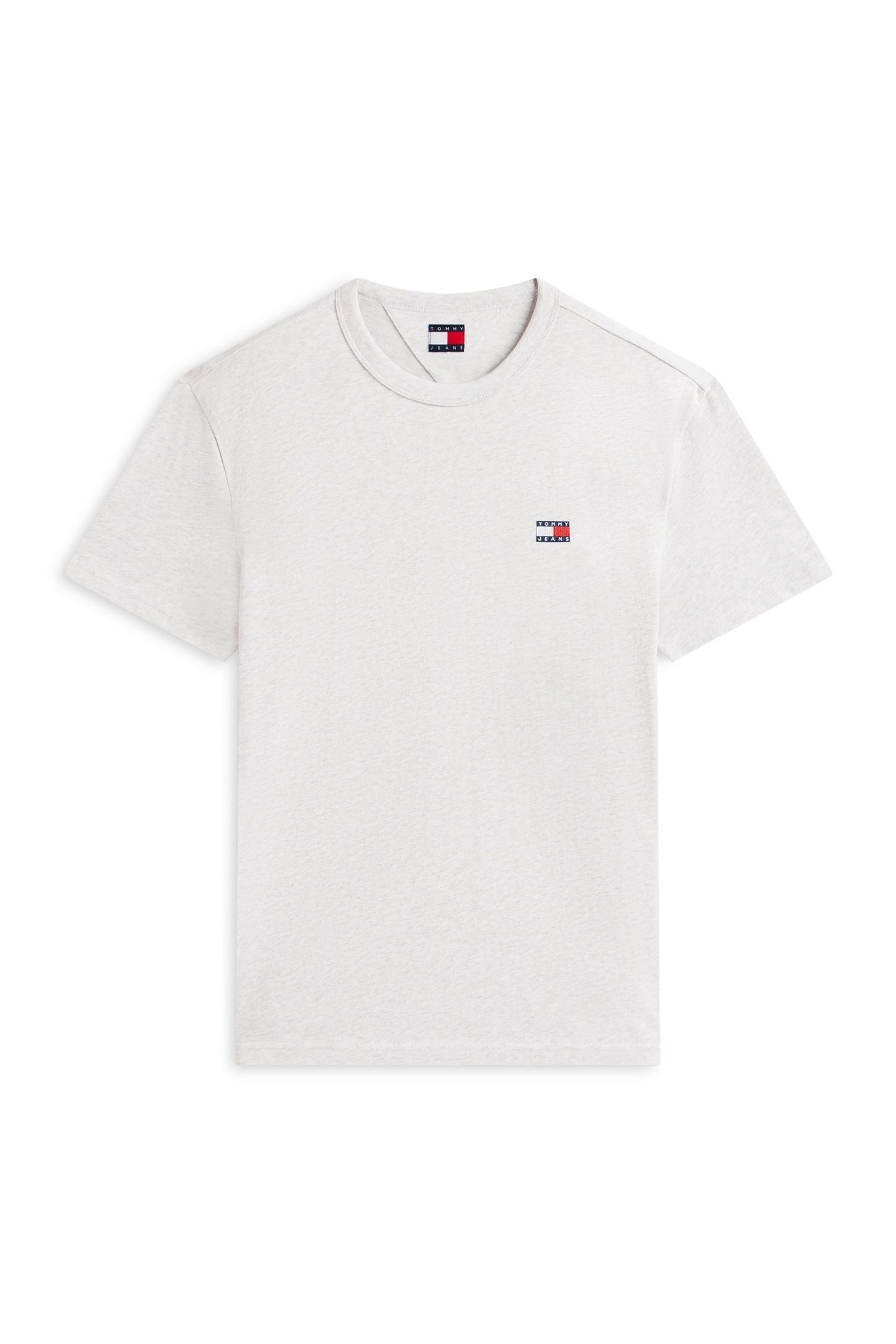 TJM REGULAR BADGE TEE ICE GREY HEATHER 4