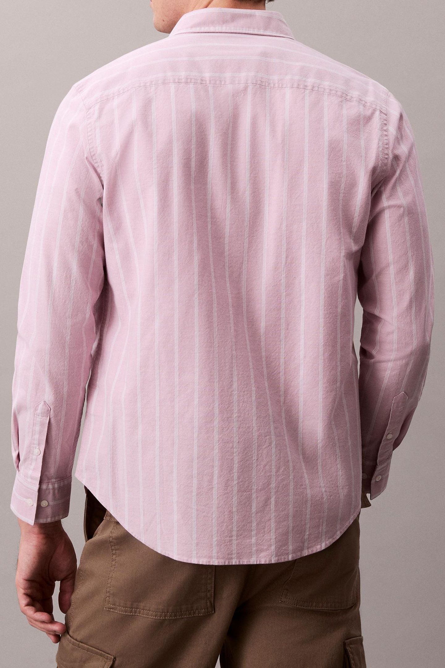 LS STRIPE OXFORD SHIRT ORCHID HAZE 4