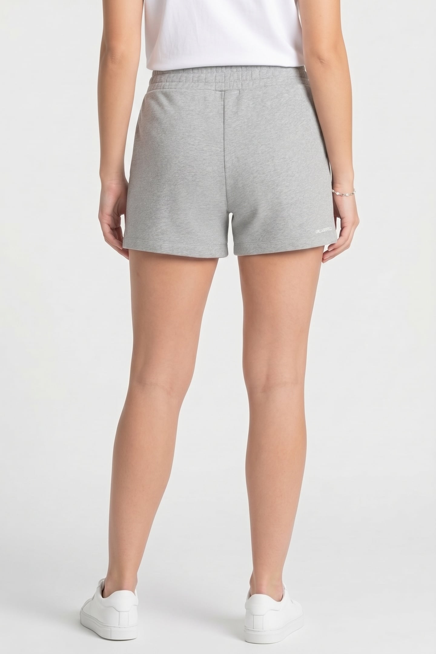 IKON PATCH SWEATSHORTS LIGHT GREY MELANGE 2