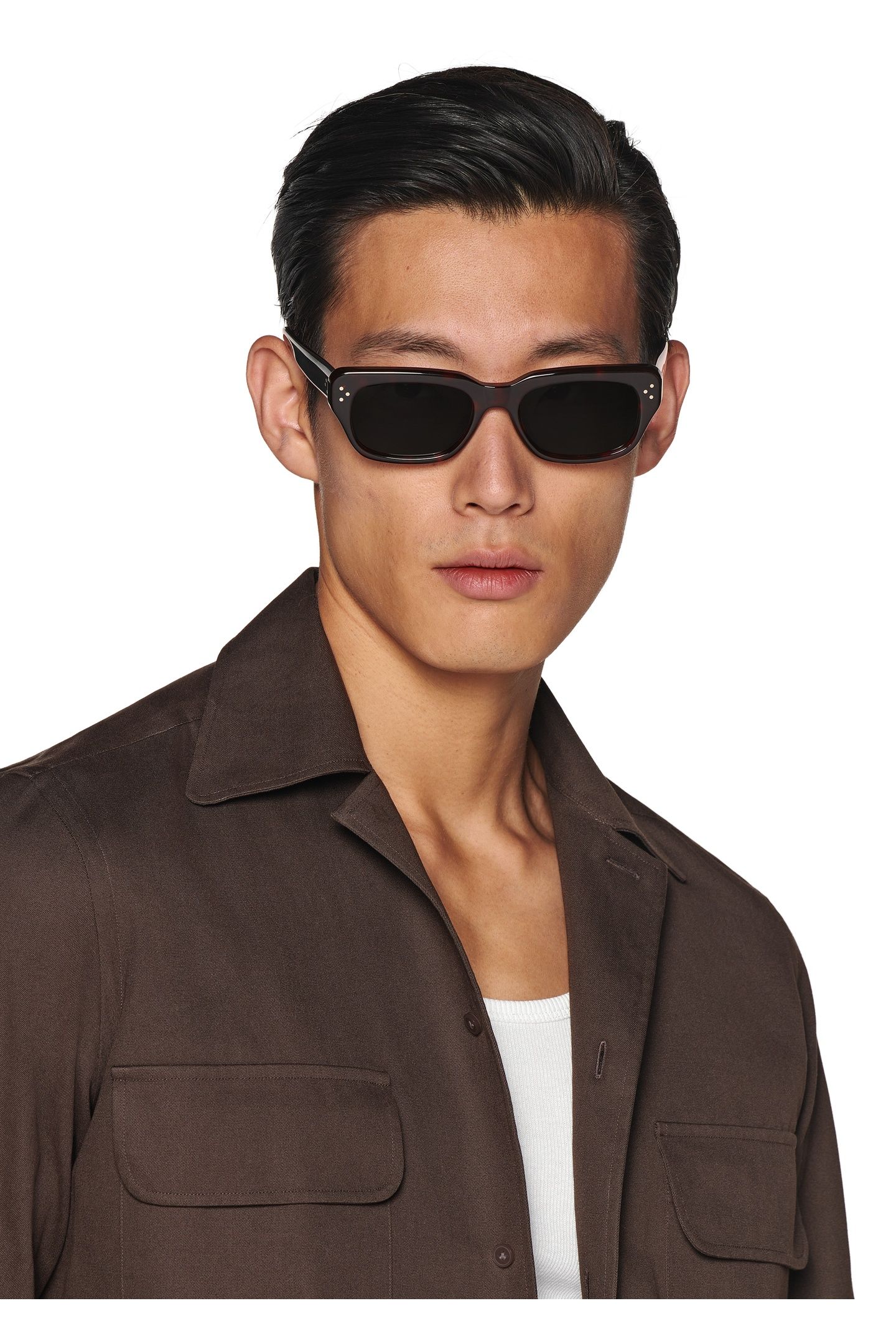 COTTON OVERSHIRT BROWN CASUAL SHIRTS 10
