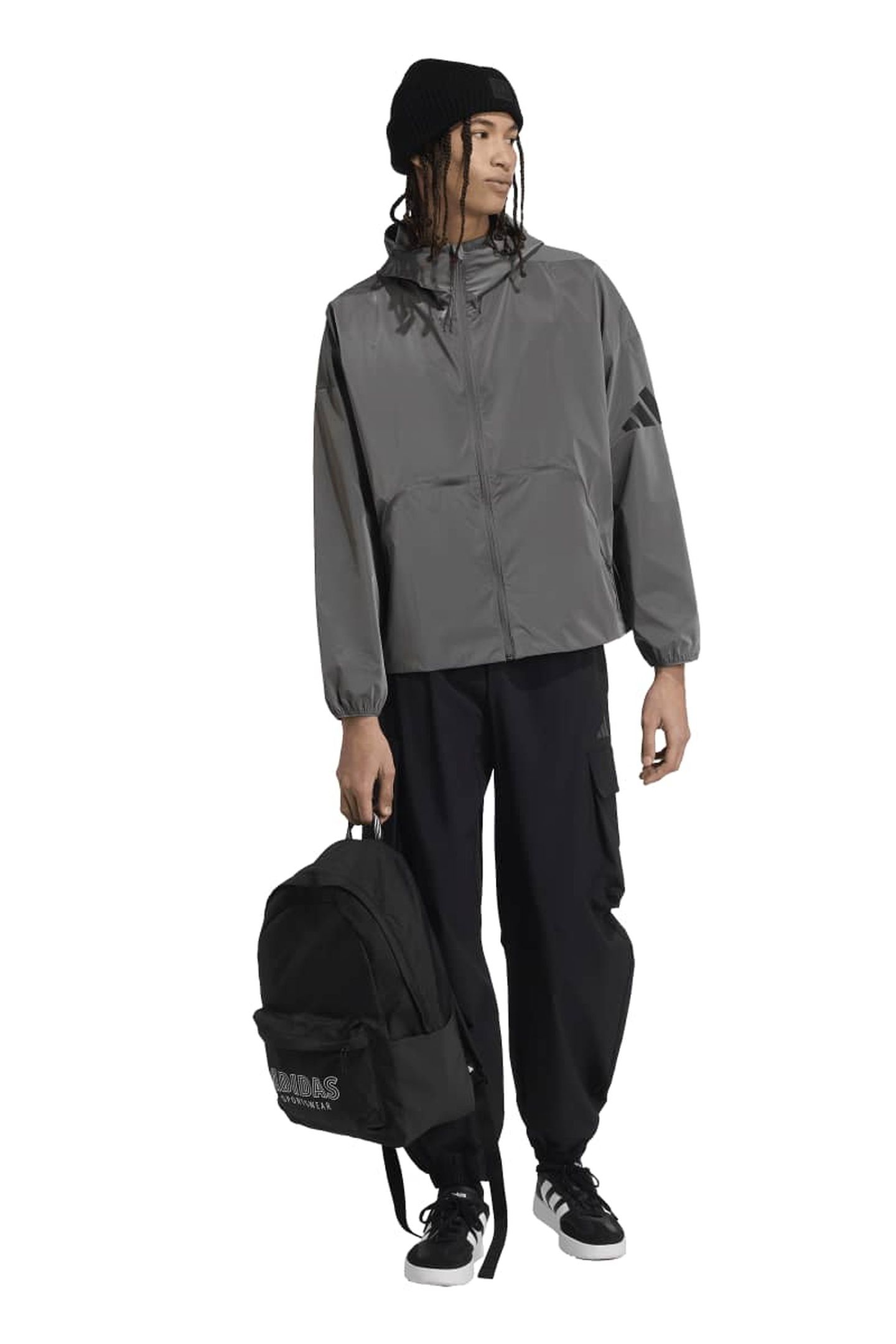 UNISEX SPORTSWEAR CITY TECH WINDBREAKER PANTS BLACK 2