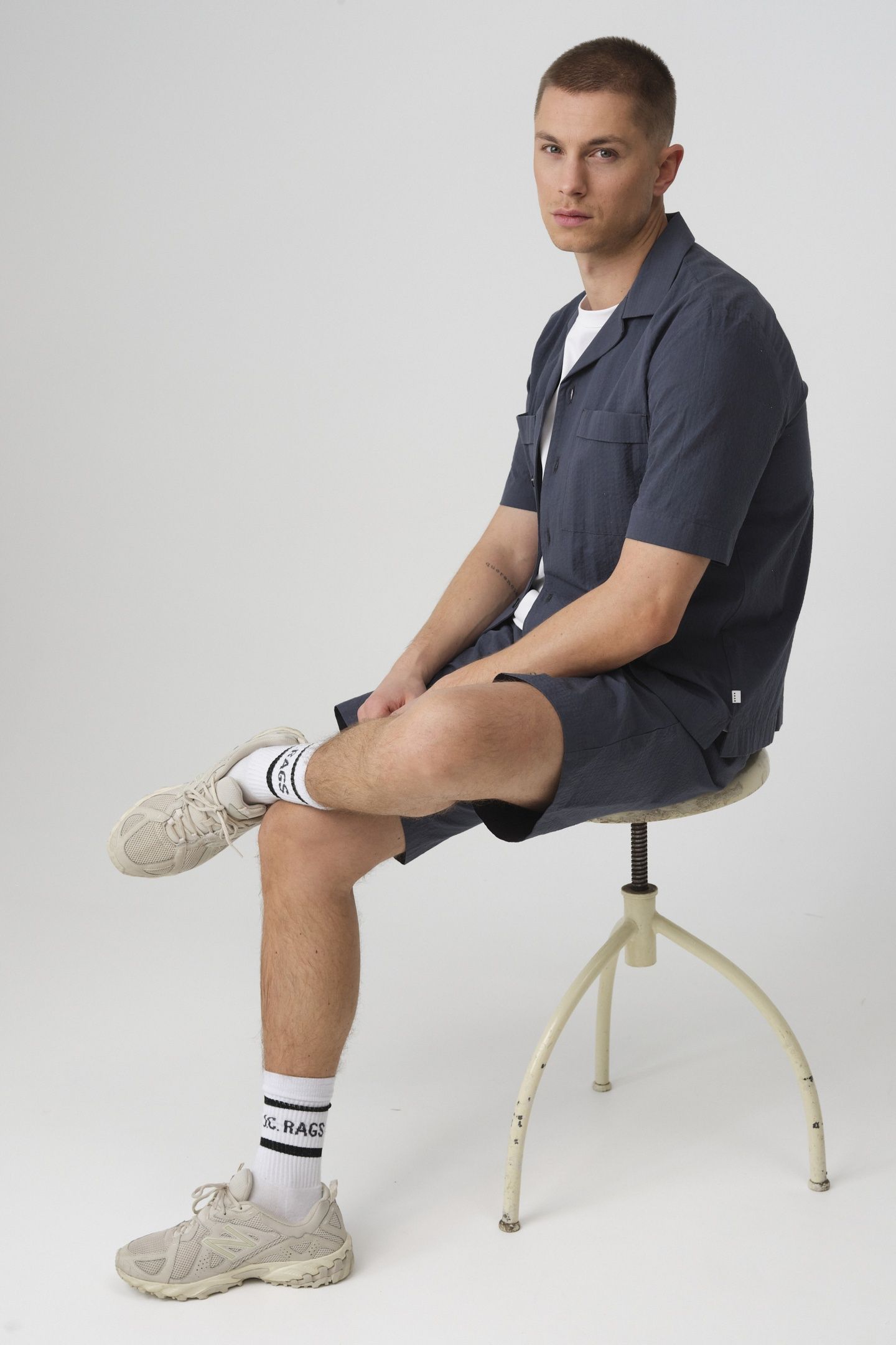 AARON CASUAL SHIRT BLUE 3