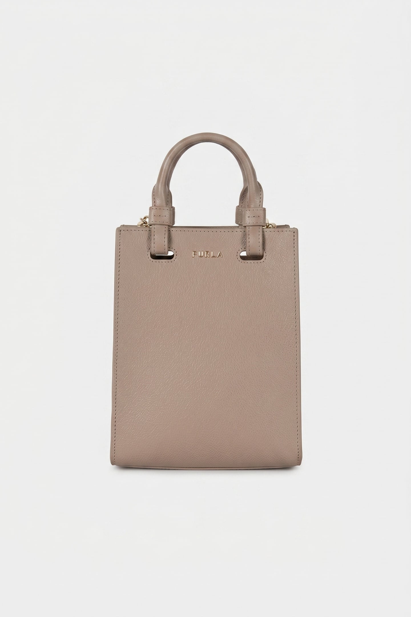 DEVA MINI VERTICAL TOTE TAUPE 1