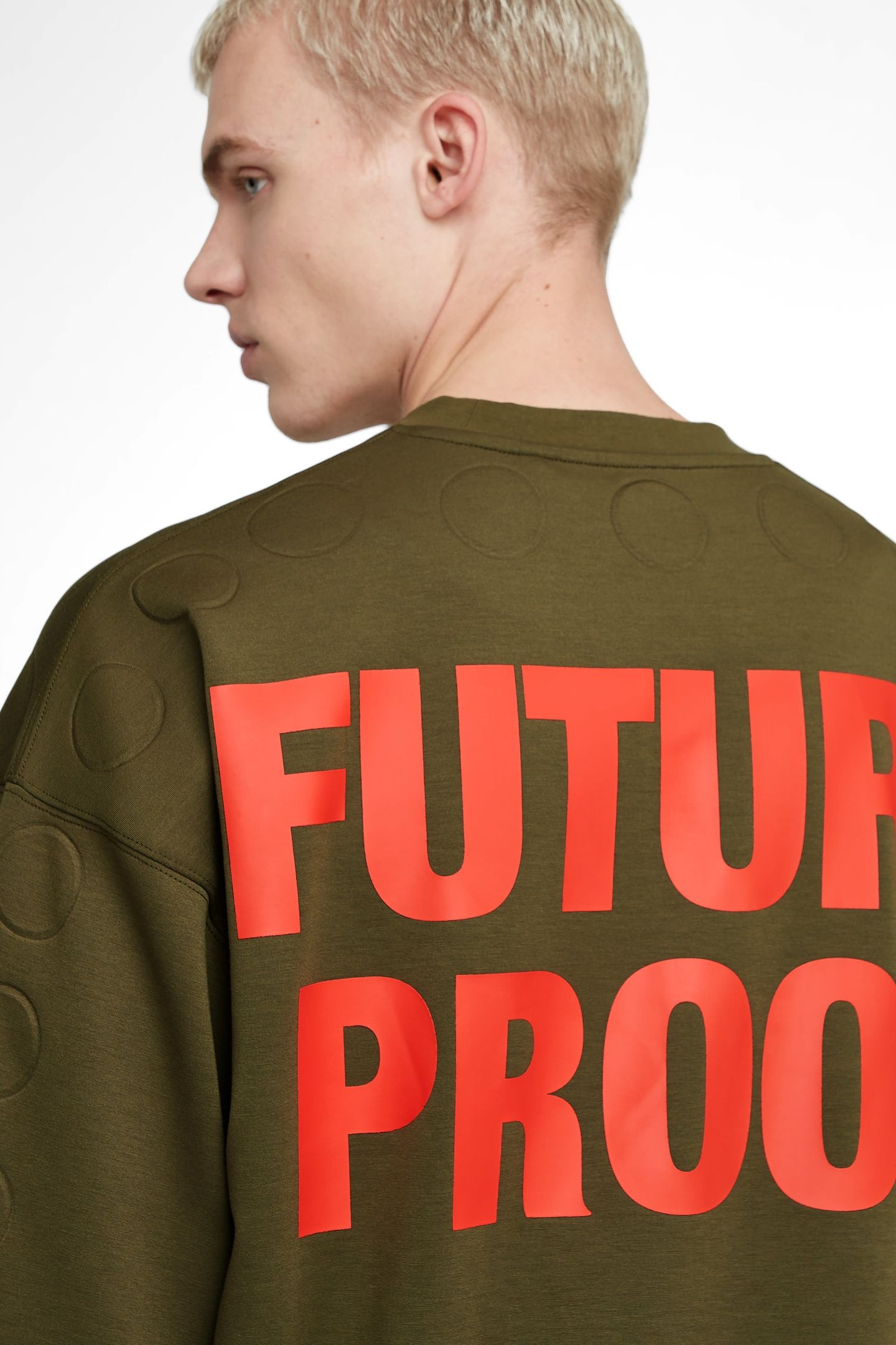 GSXWVB OVERSIZED SWEAT ARMY GREEN 6