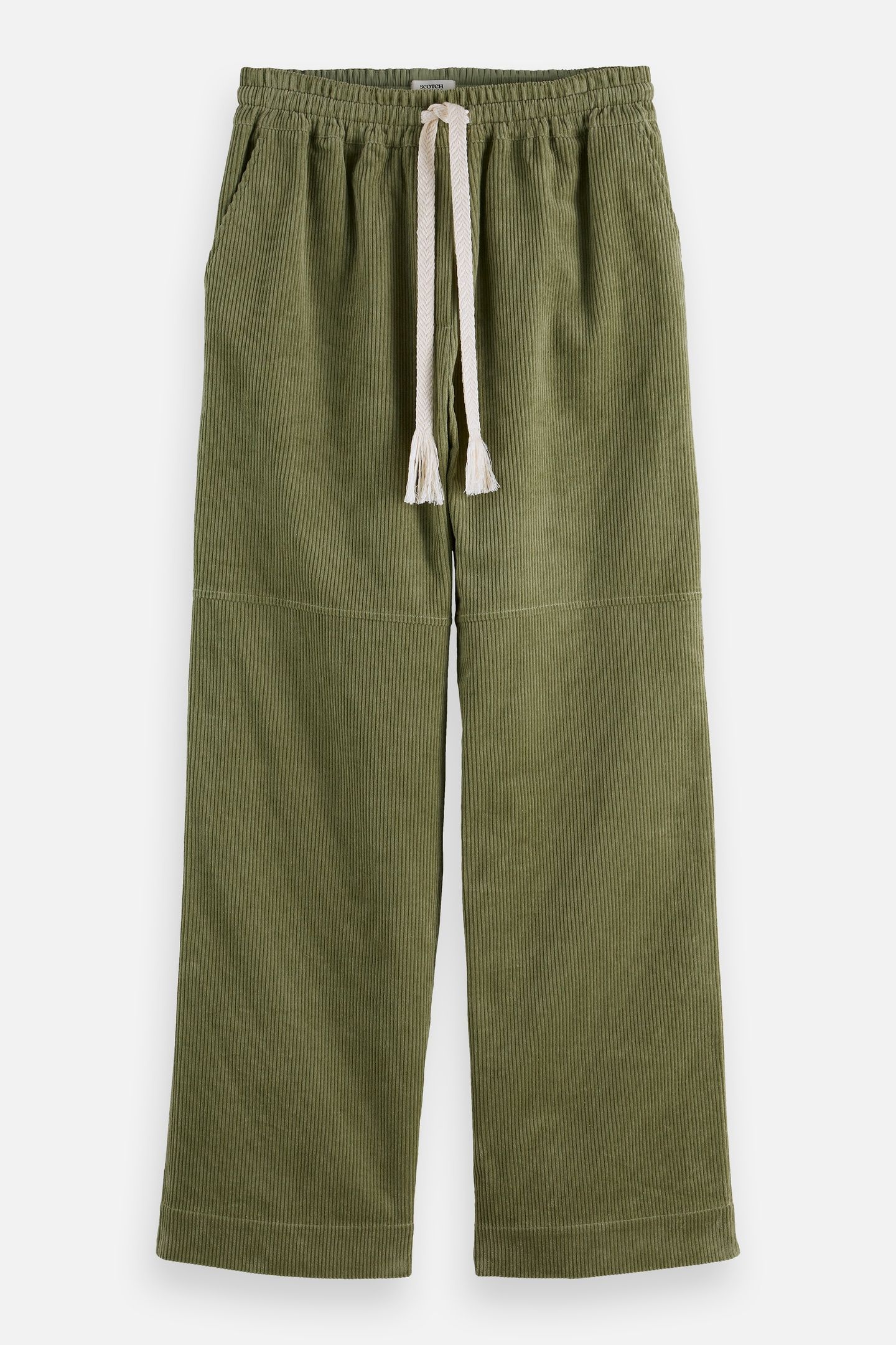 NOA HIGH-RISE WIDE-LEG PULL ON PANT OIL GREEN 3