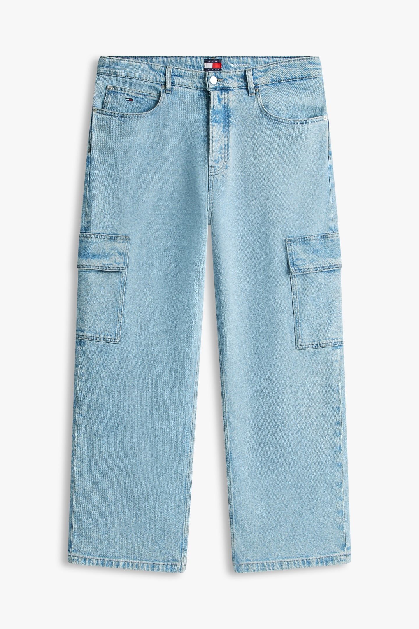 THEO BAGGY CARGO DENIM LIGHT 4