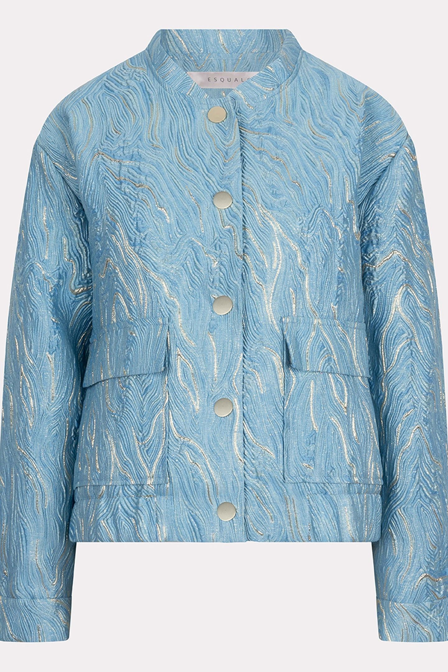 JACKET BOMBER JACQUARD BLUE 7
