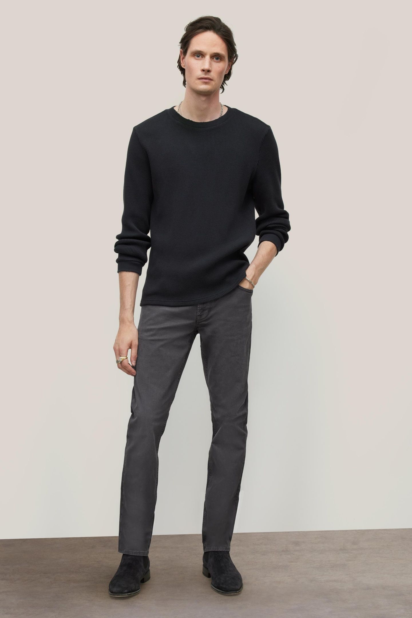 J702 - SLIM FIT - WILDER DK CHARCOAL 1