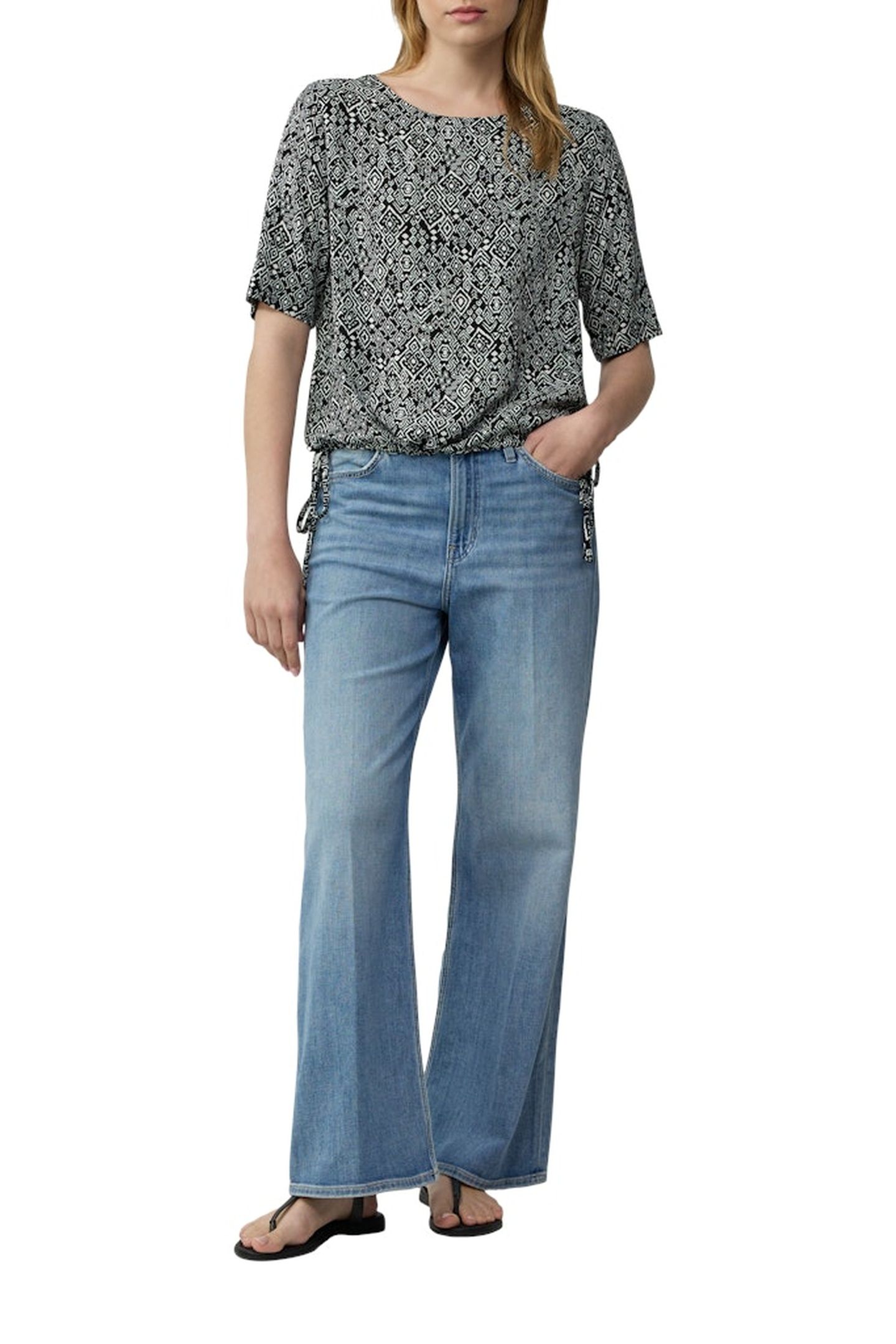 S.OLIVER BLOUSES BLACK 2